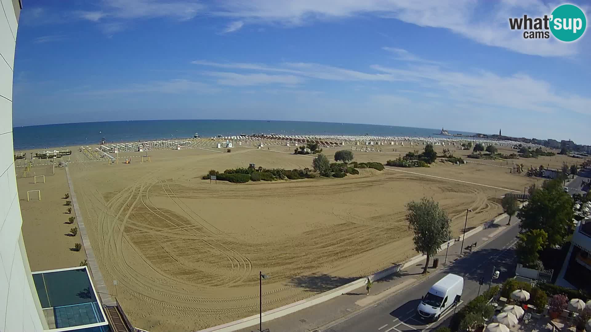 Hotel Panoramic u živo Caorle plaža Levante web kamera – Italija