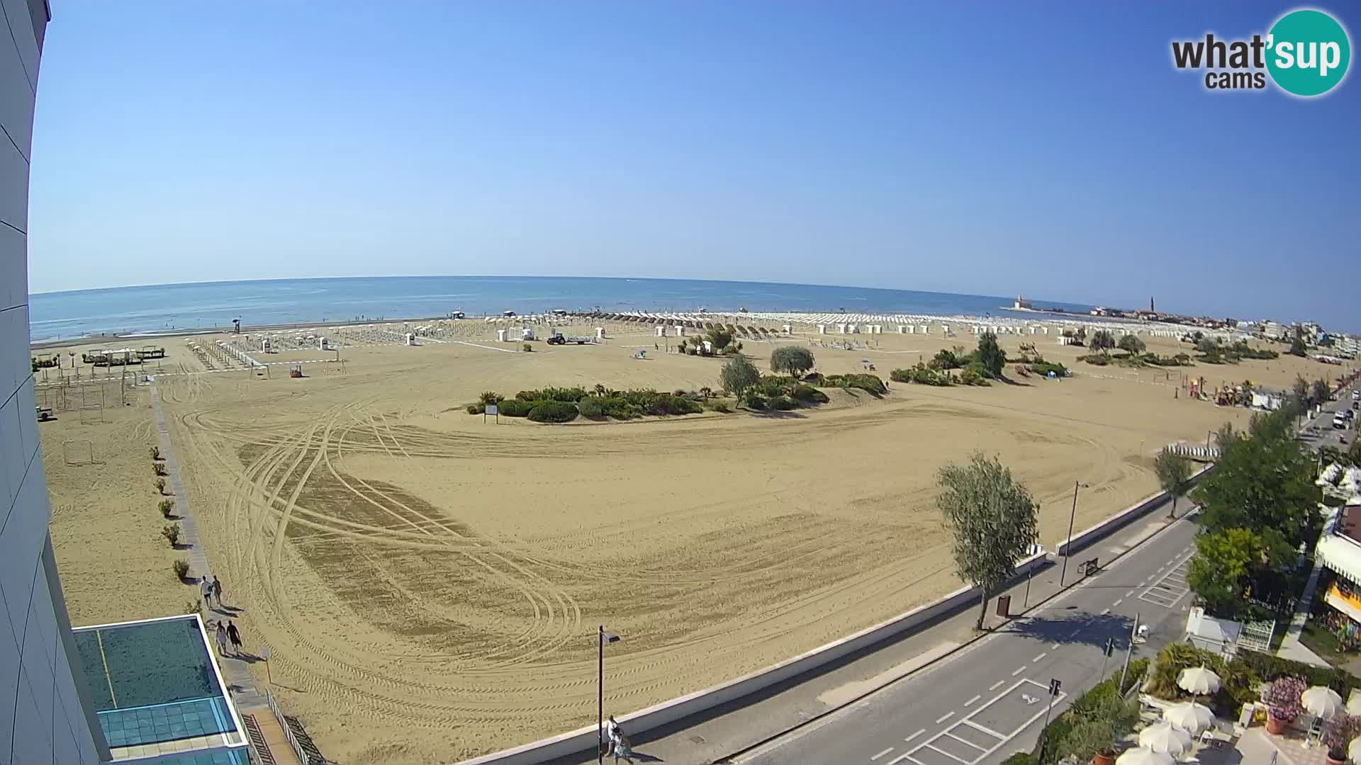 Hotel Panoramic Live view Caorle beach Levante webcam – Italy