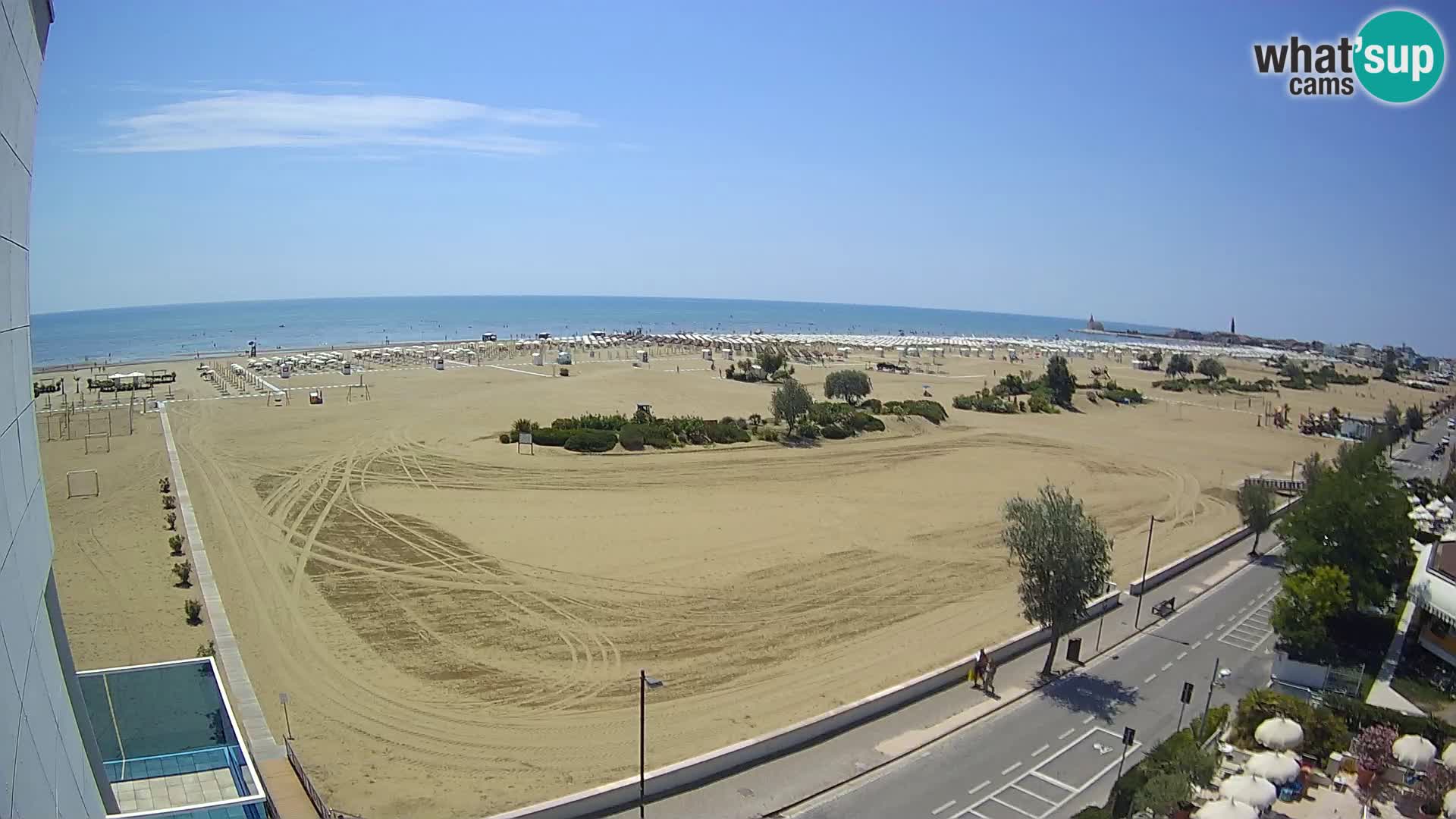Hotel Panoramic Live view Caorle beach Levante webcam – Italy