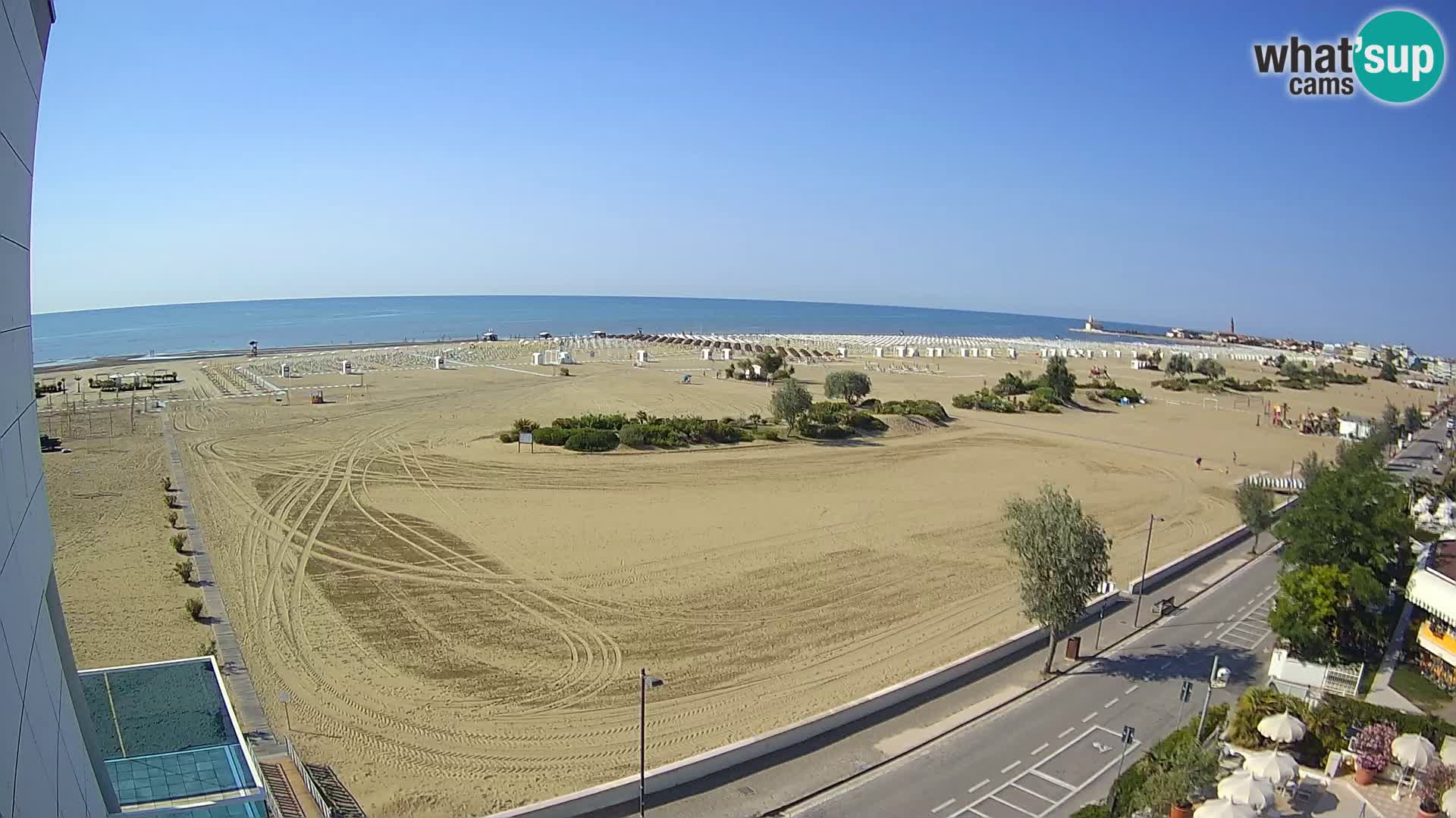 Hotel Panoramic Live view Caorle beach Levante webcam – Italy
