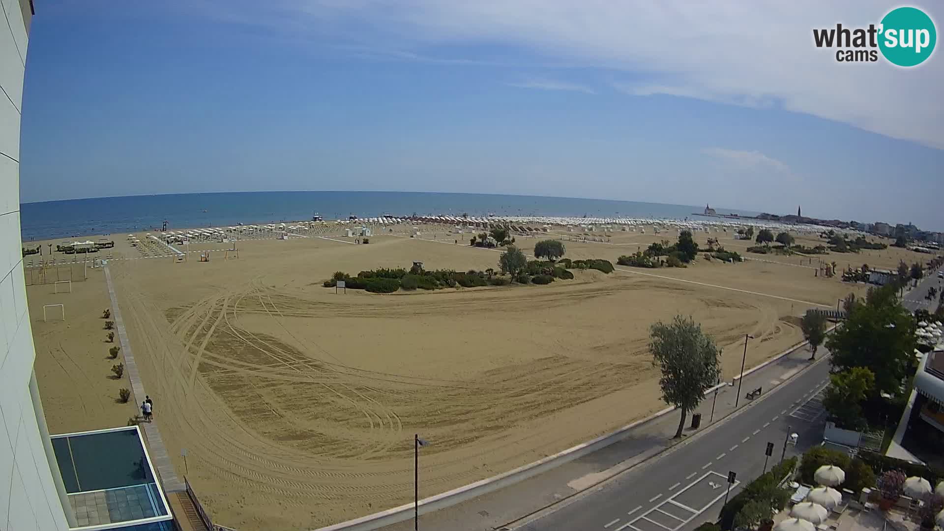Hotel Panoramic u živo Caorle plaža Levante web kamera – Italija