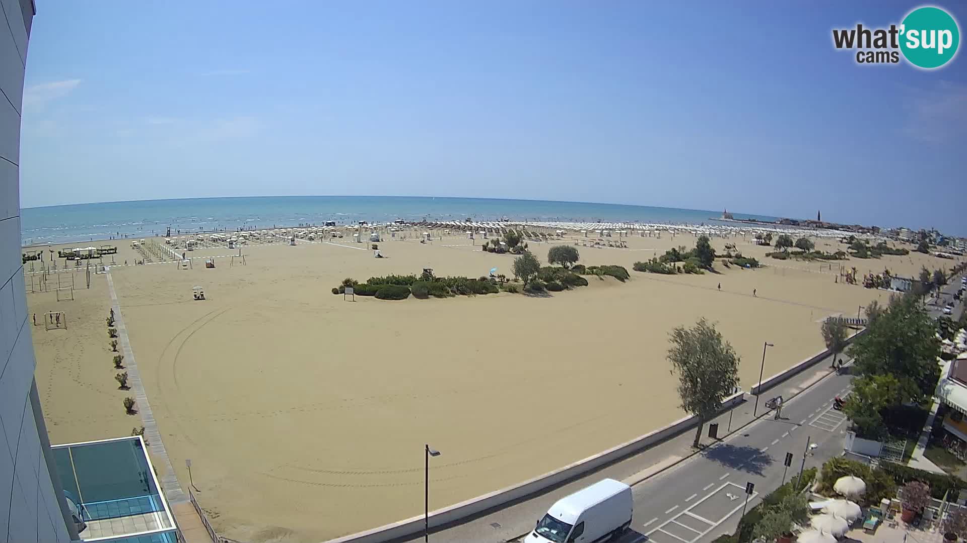 Hotel Panoramic Live view Caorle beach Levante webcam – Italy