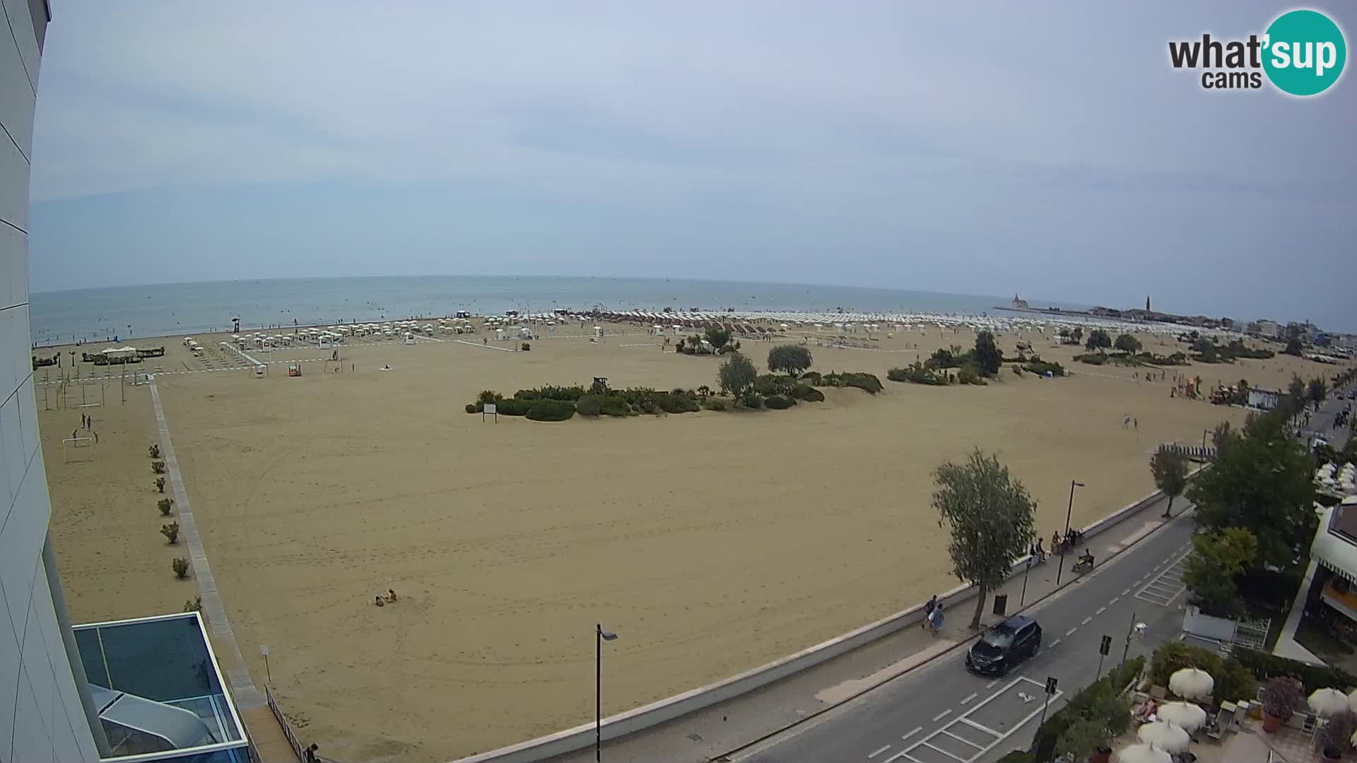 Hotel Panoramic v živo Caorle plaža Levante spletna kamera – Italija