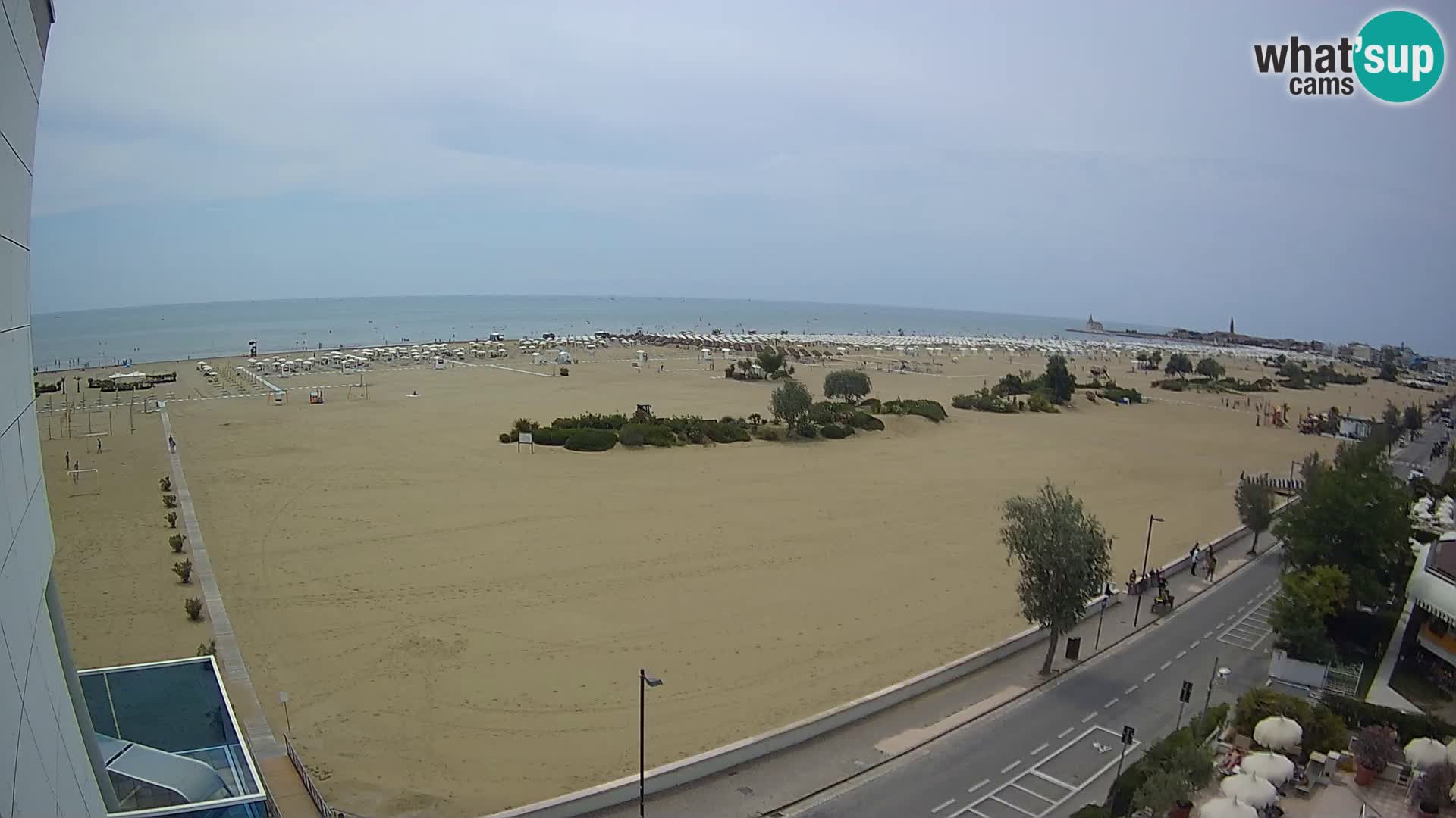 Hotel Panoramic v živo Caorle plaža Levante spletna kamera – Italija