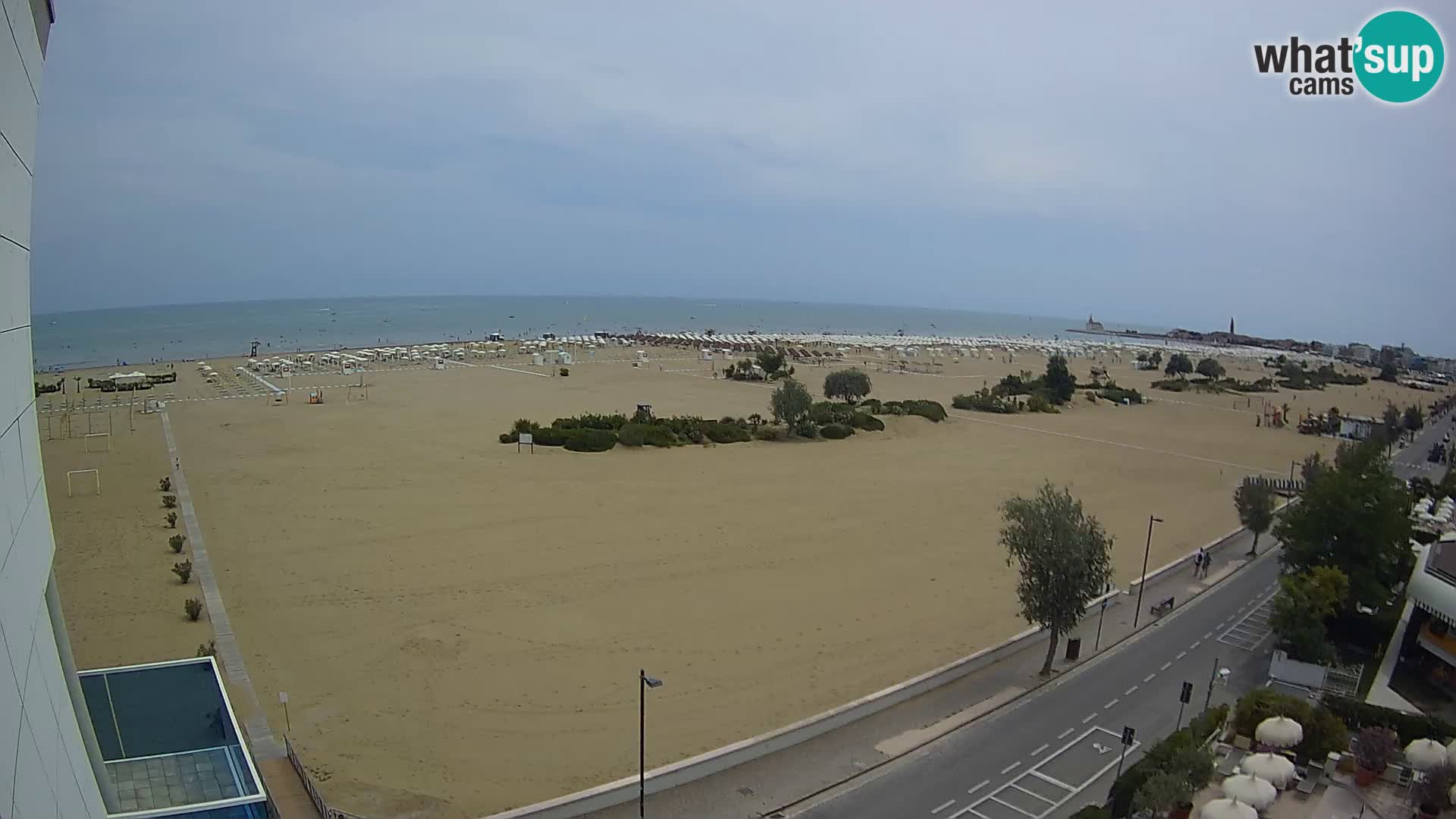 Hotel Panoramic u živo Caorle plaža Levante web kamera – Italija
