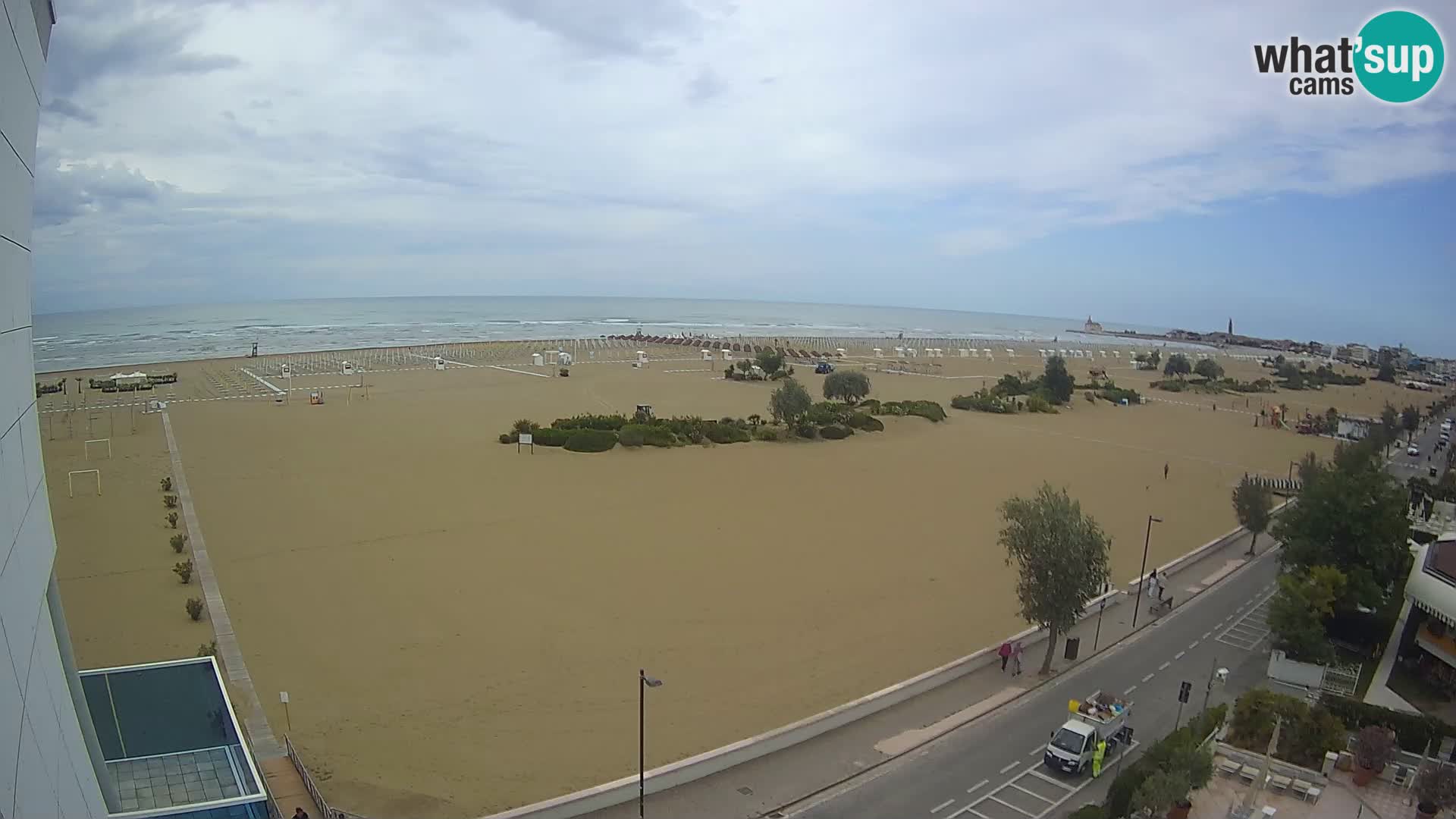 Hotel Panoramic v živo Caorle plaža Levante spletna kamera – Italija