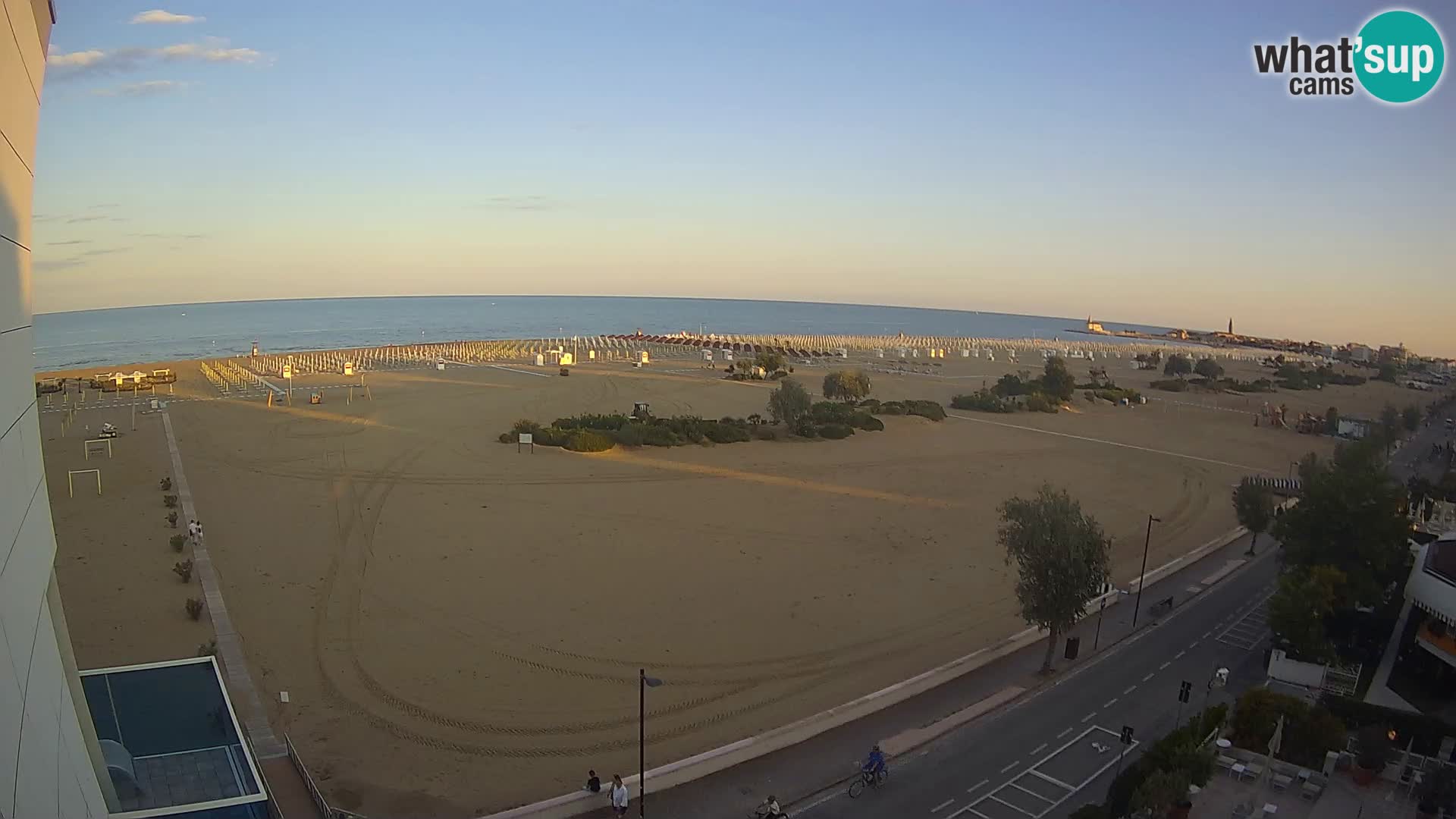 Hotel Panoramic v živo Caorle plaža Levante spletna kamera – Italija