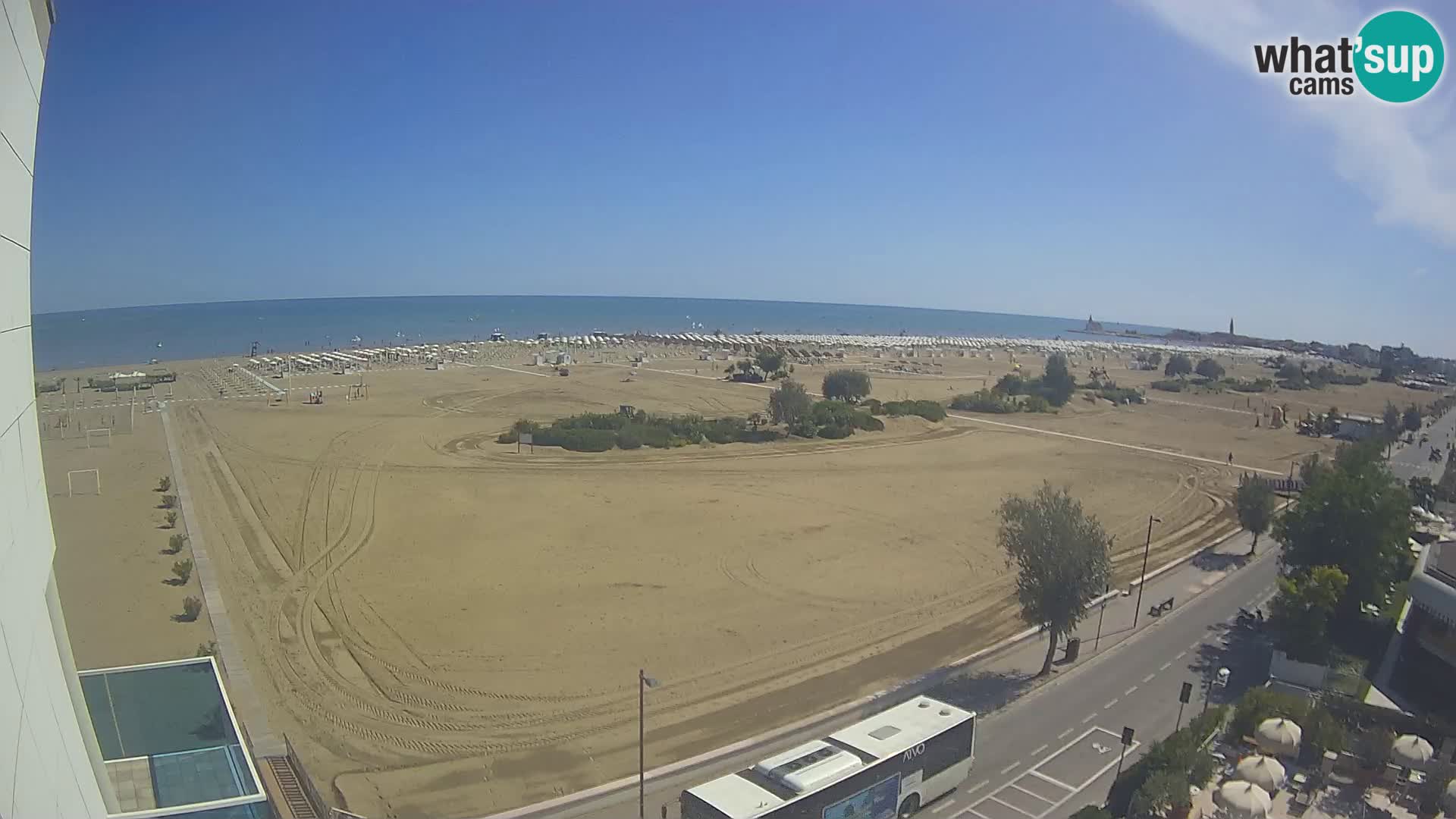 Hotel Panoramic Live view Caorle beach Levante webcam – Italy