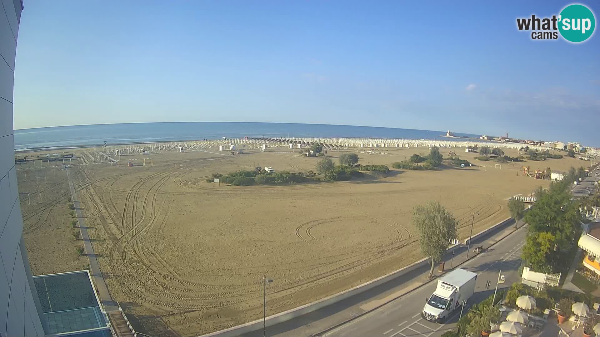 Hotel Panoramic Live view Caorle beach Levante webcam – Italy