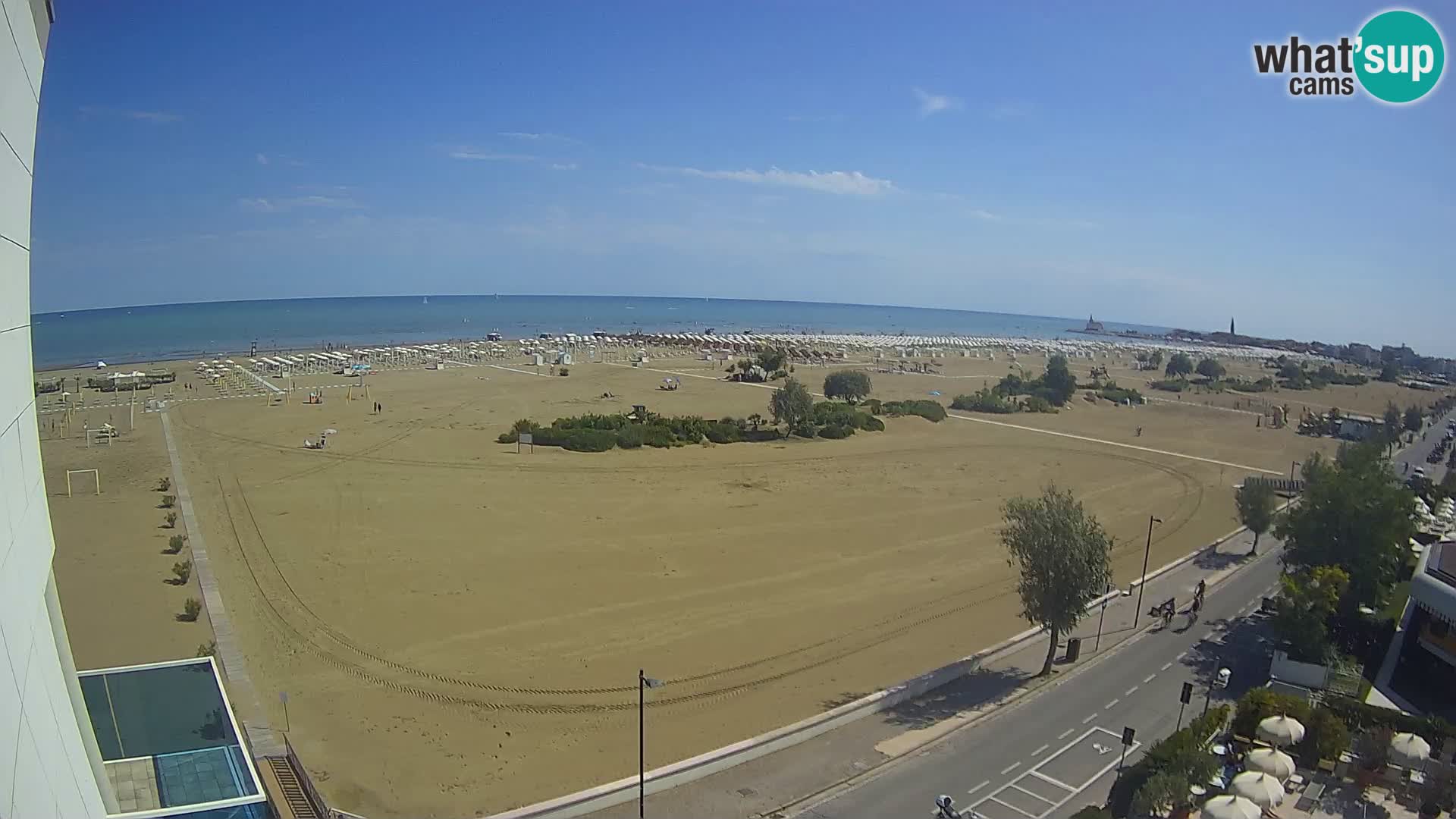 Hotel Panoramic dal vivo Caorle spiaggia Levante webcam