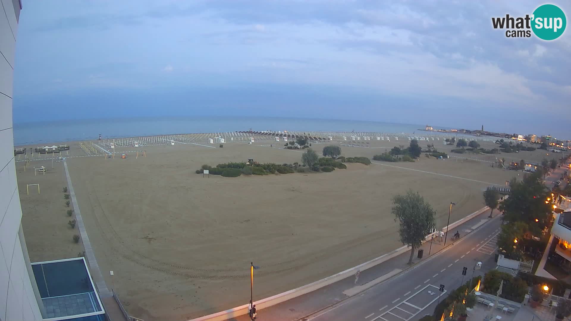 Hotel Panoramic v živo Caorle plaža Levante spletna kamera – Italija