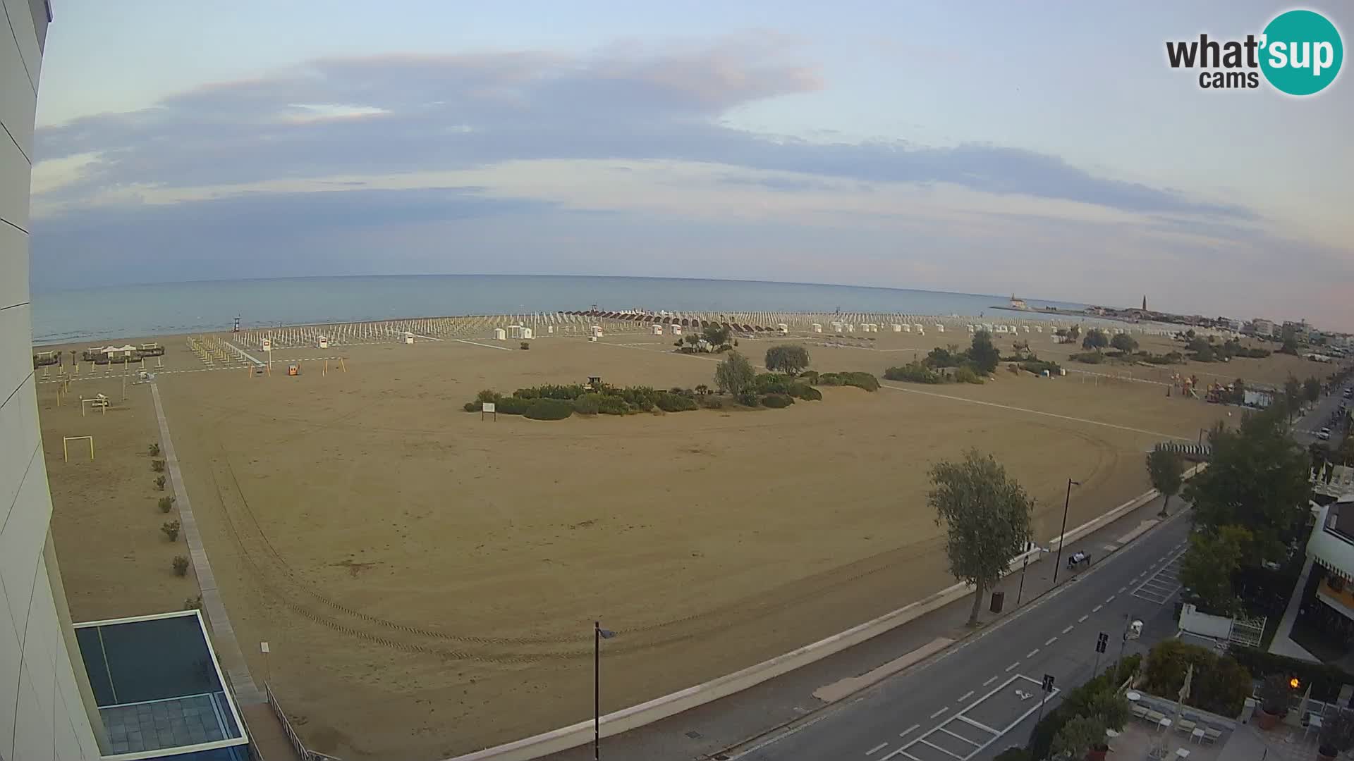 Hotel Panoramic dal vivo Caorle spiaggia Levante webcam