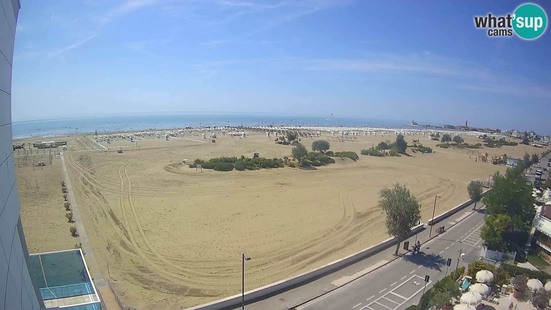 Hotel Panoramic dal vivo Caorle spiaggia Levante webcam