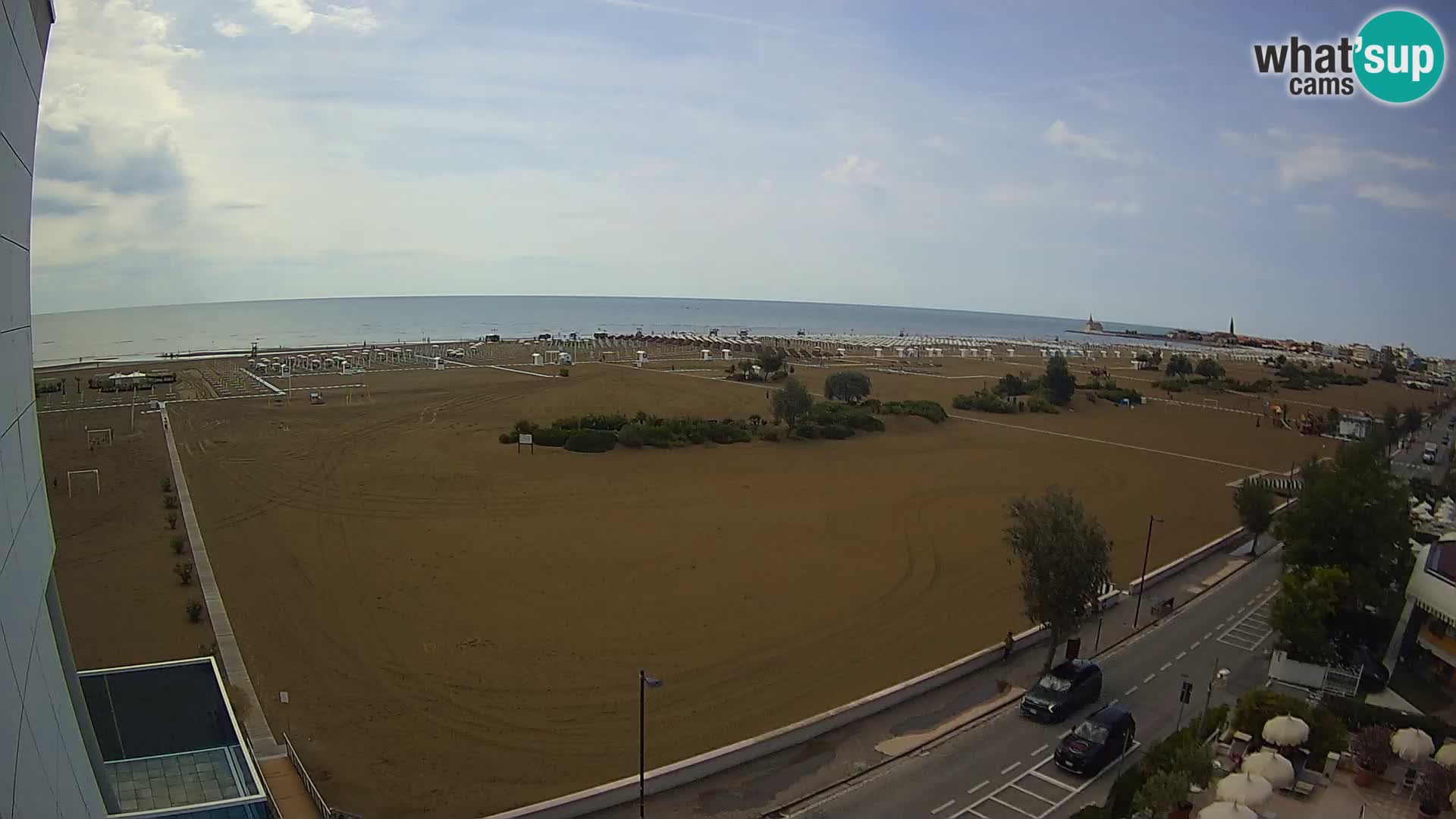 Hotel Panoramic v živo Caorle plaža Levante spletna kamera – Italija