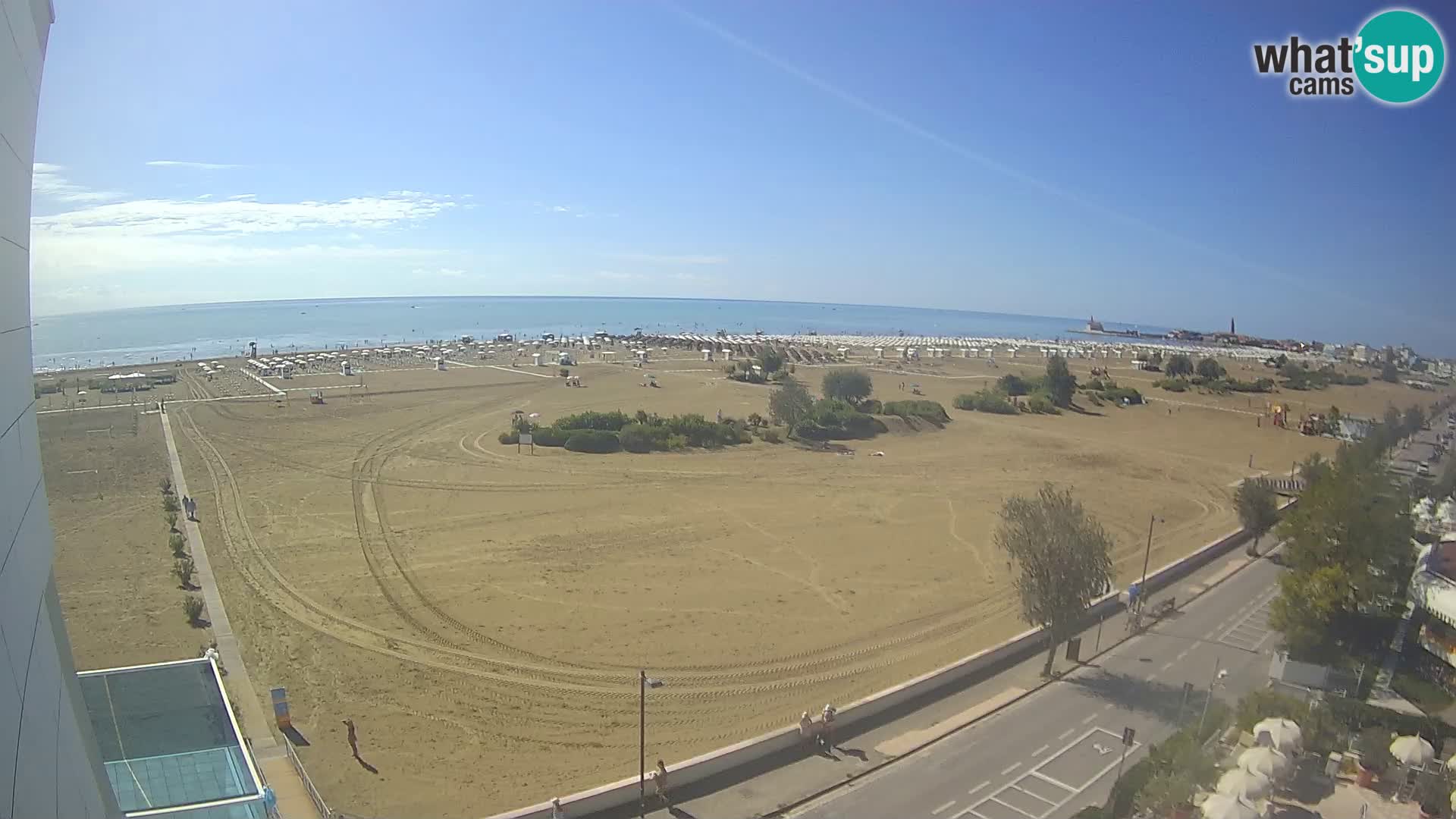 Hotel Panoramic u živo Caorle plaža Levante web kamera – Italija