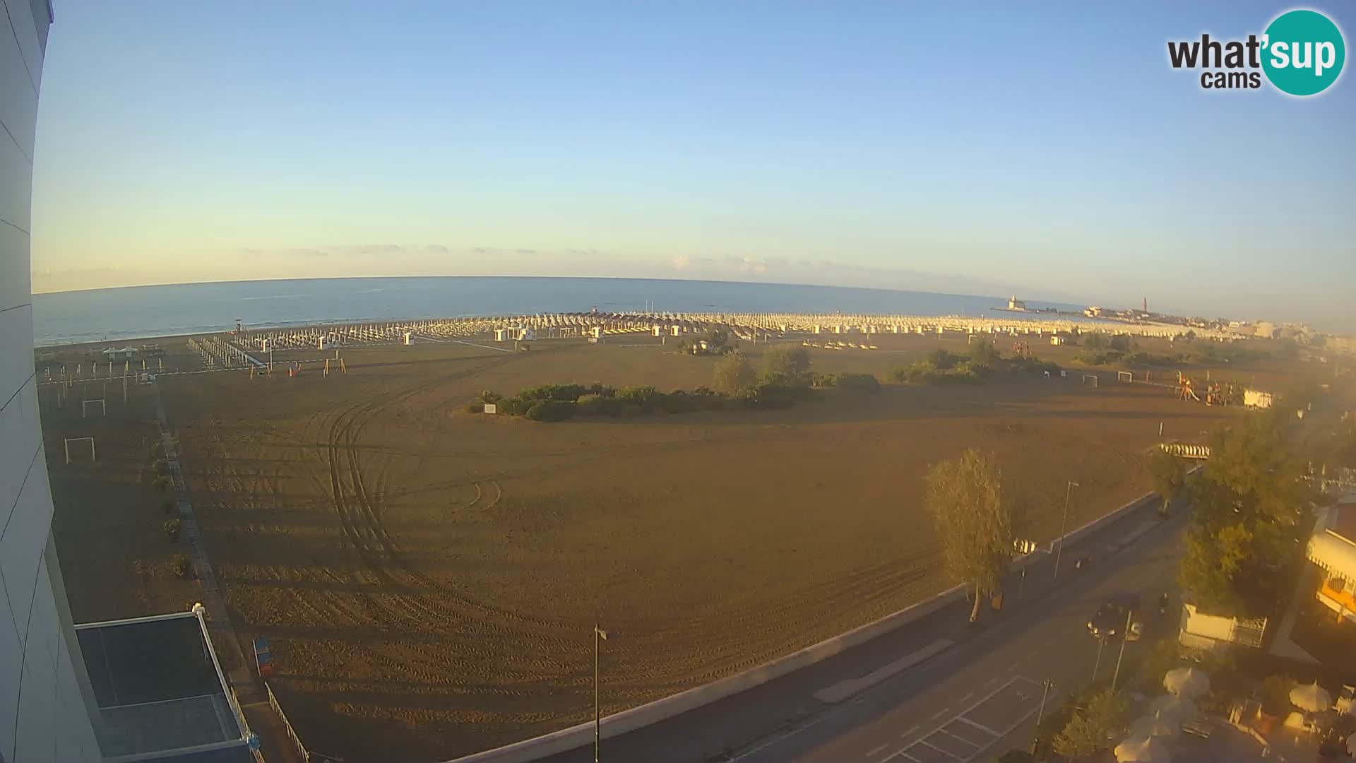 Hotel Panoramic v živo Caorle plaža Levante spletna kamera – Italija