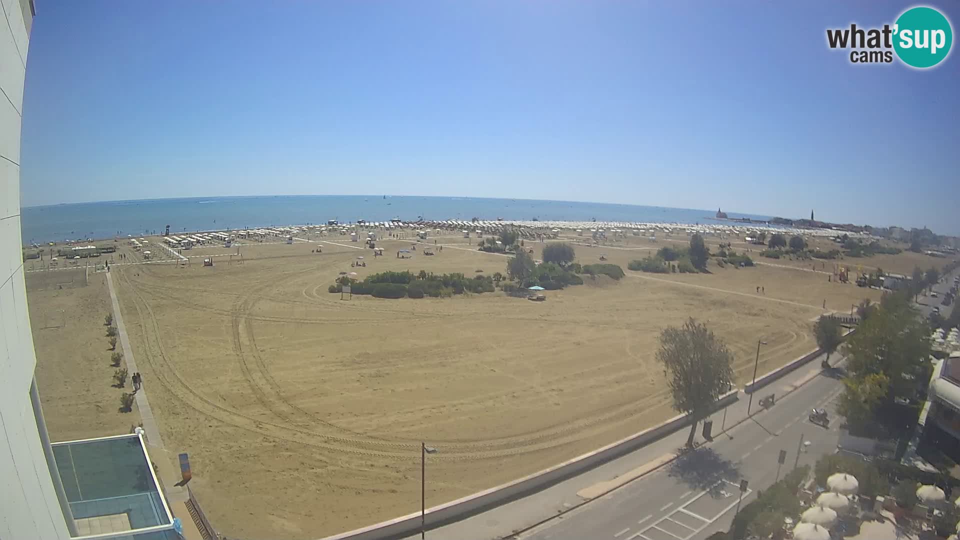 Hotel Panoramic u živo Caorle plaža Levante web kamera – Italija