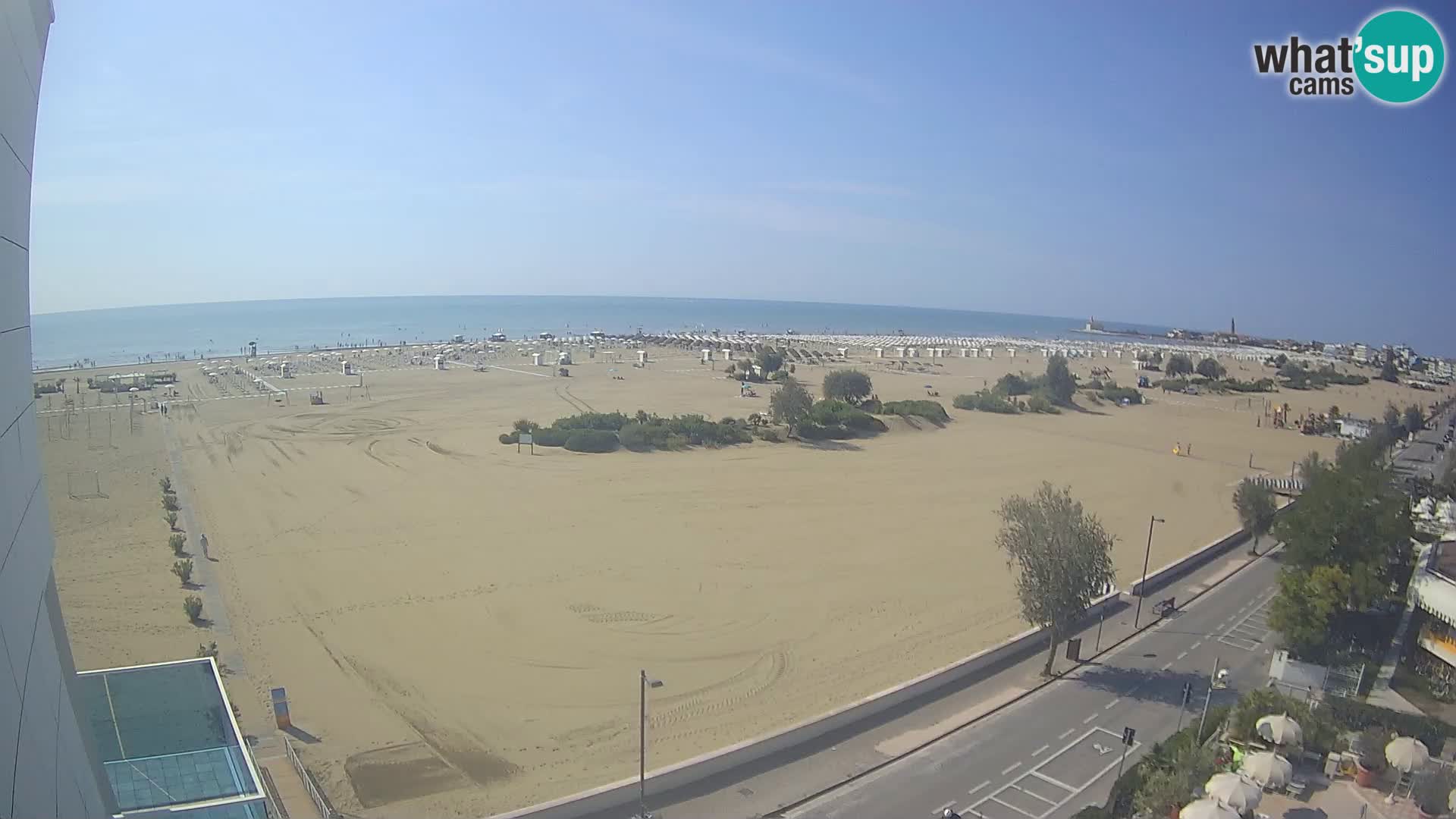 Hotel Panoramic u živo Caorle plaža Levante web kamera – Italija
