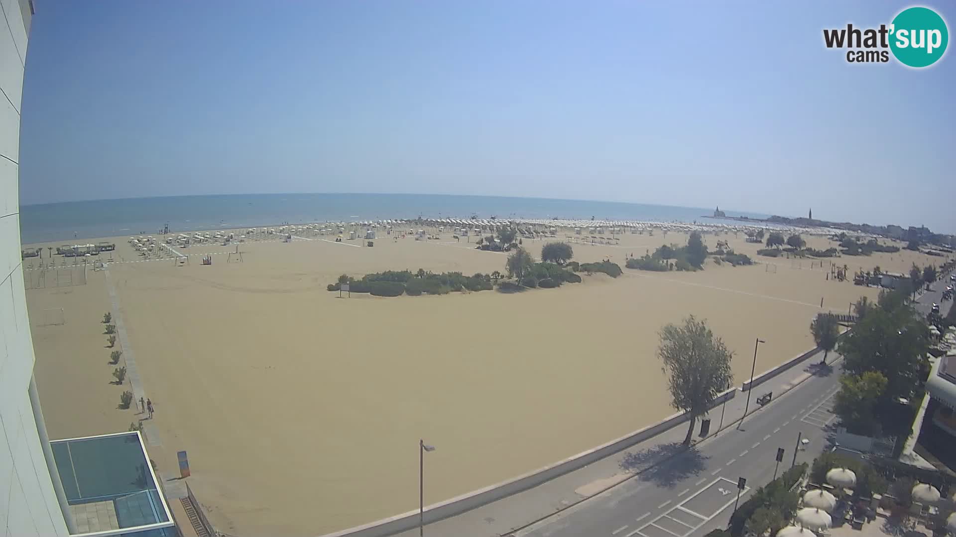 Hotel Panoramic u živo Caorle plaža Levante web kamera – Italija