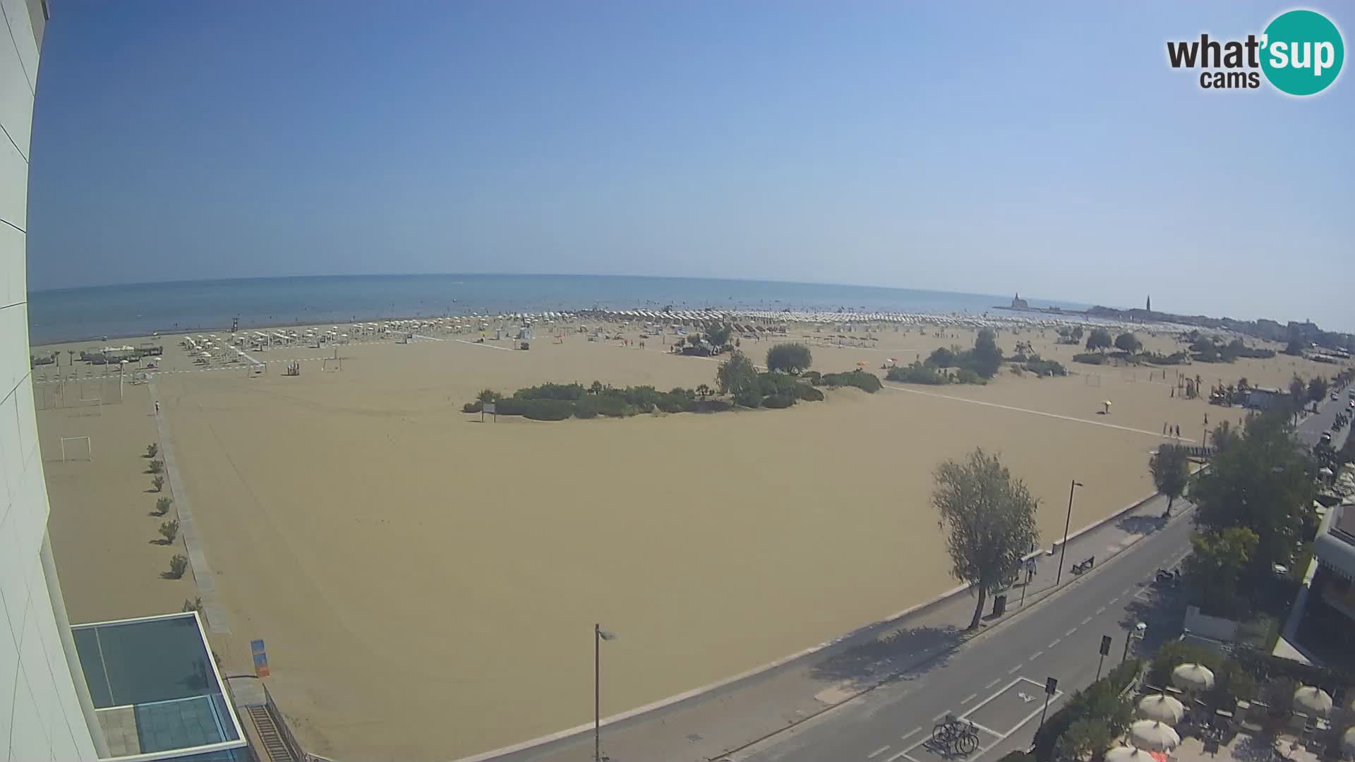 Hotel Panoramic u živo Caorle plaža Levante web kamera – Italija