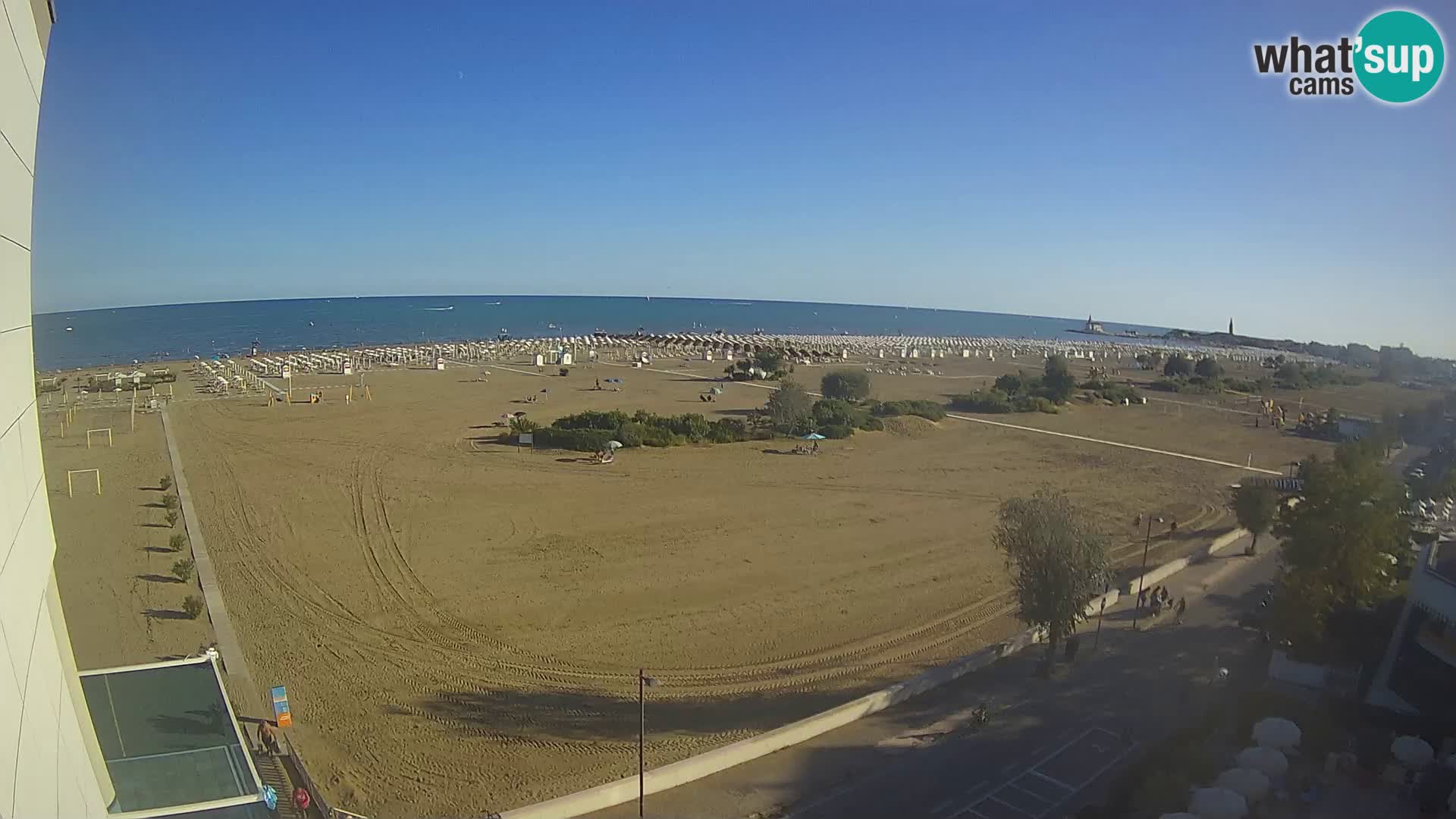 Hotel Panoramic u živo Caorle plaža Levante web kamera – Italija