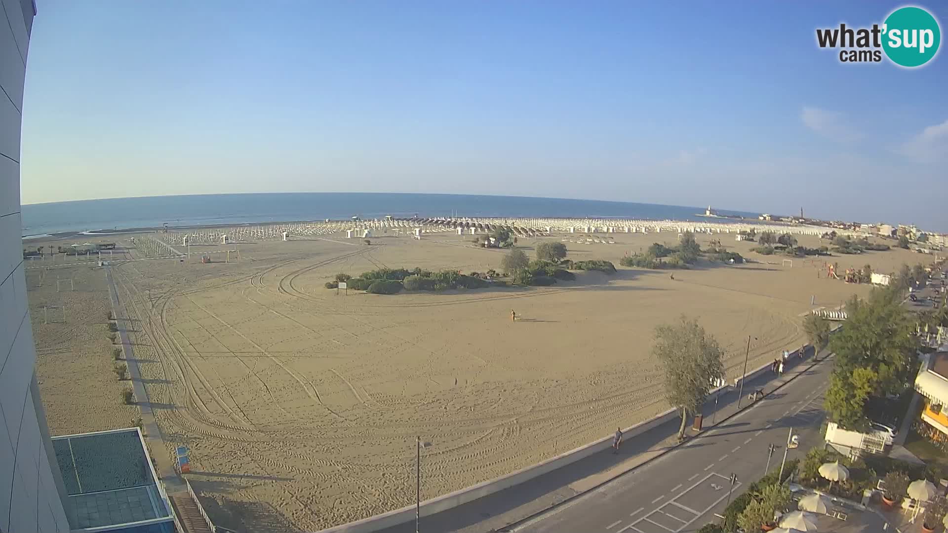 Hotel Panoramic u živo Caorle plaža Levante web kamera – Italija