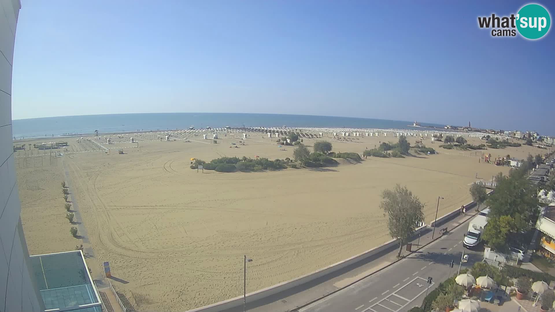 Hotel Panoramic u živo Caorle plaža Levante web kamera – Italija