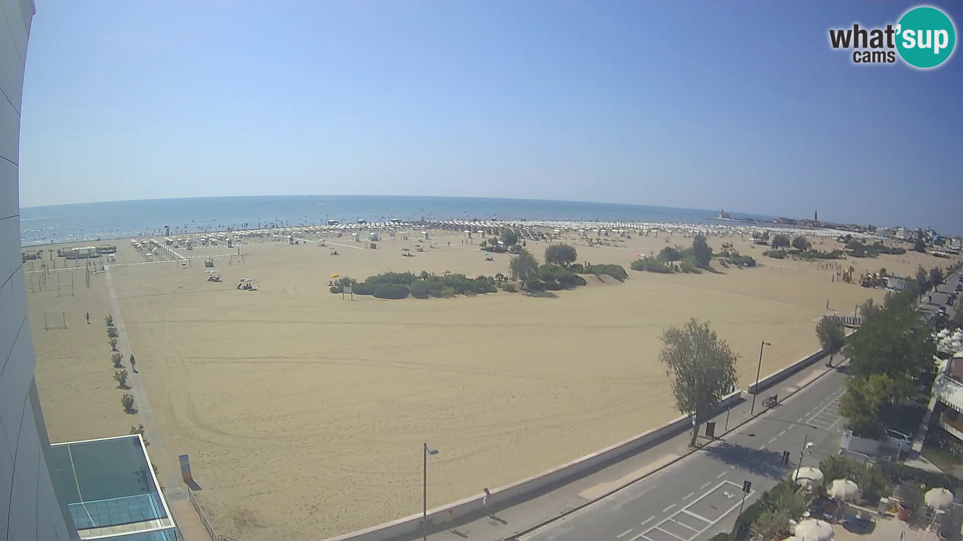 Hotel Panoramic u živo Caorle plaža Levante web kamera – Italija