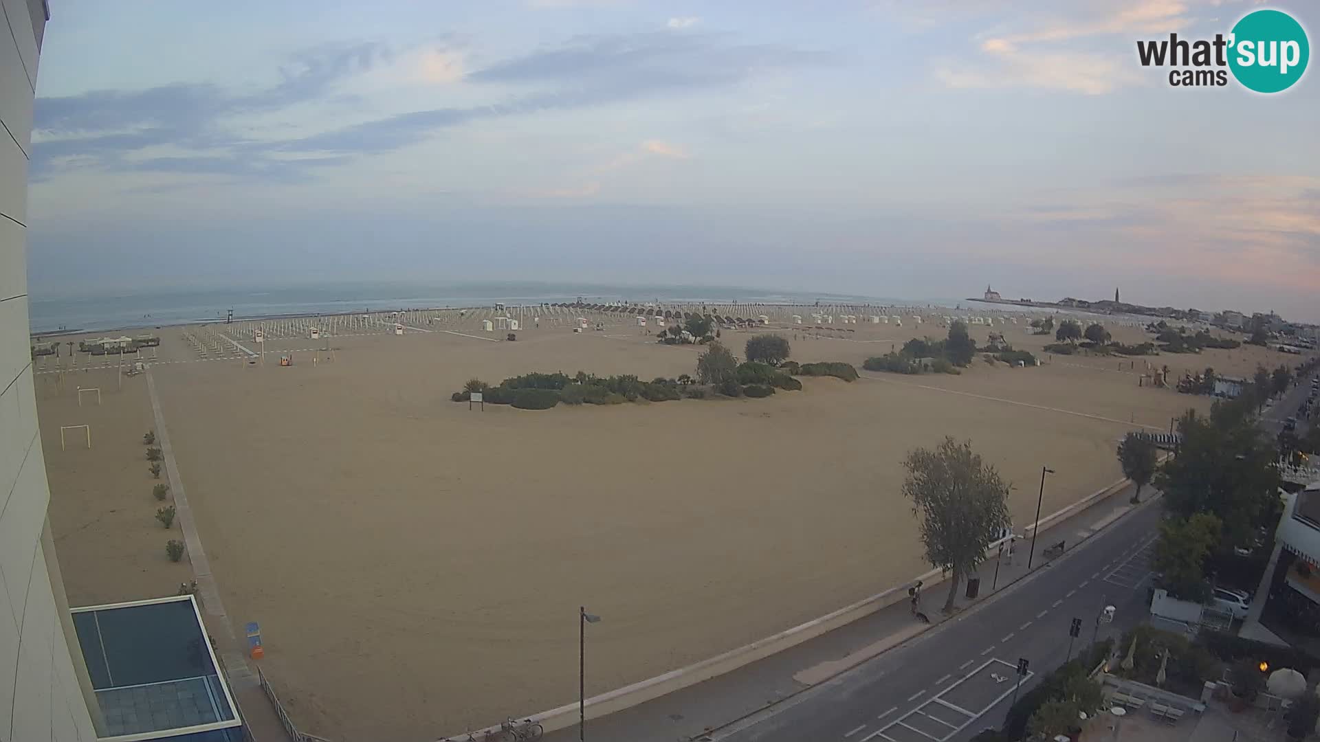 Hotel Panoramic v živo Caorle plaža Levante spletna kamera – Italija