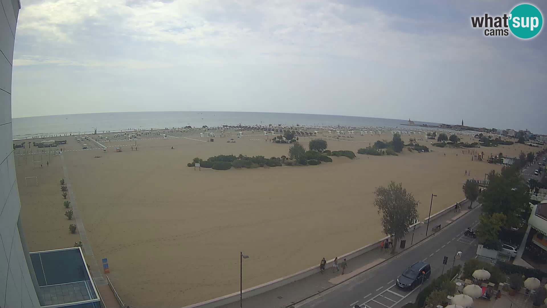 Hotel Panoramic v živo Caorle plaža Levante spletna kamera – Italija