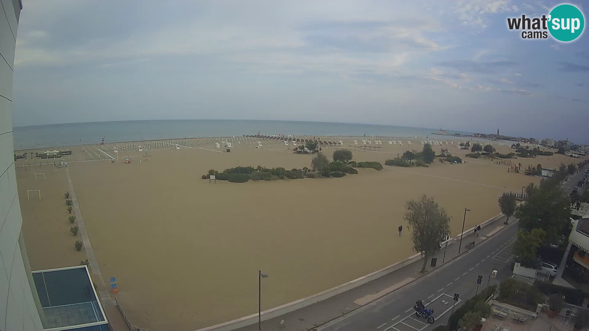 Hotel Panoramic v živo Caorle plaža Levante spletna kamera – Italija
