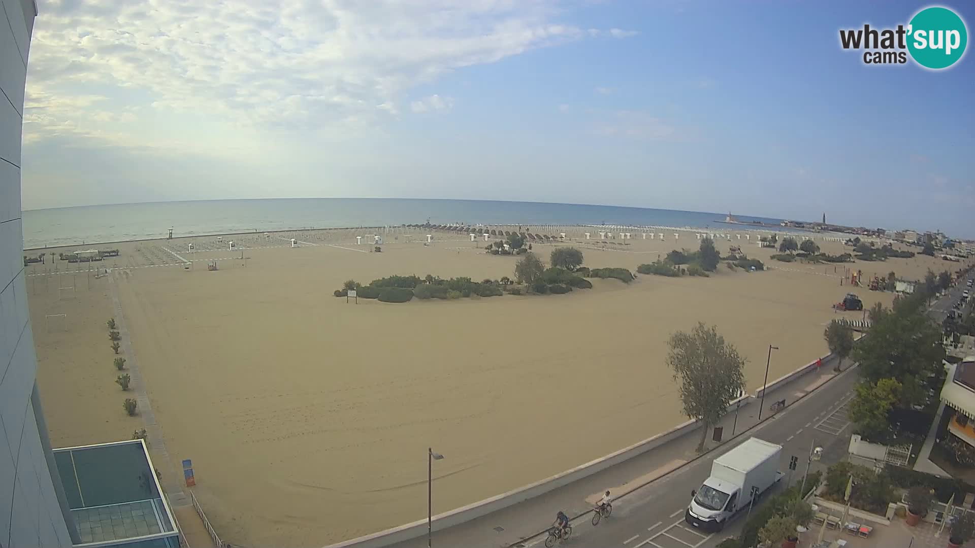 Hotel Panoramic u živo Caorle plaža Levante web kamera – Italija