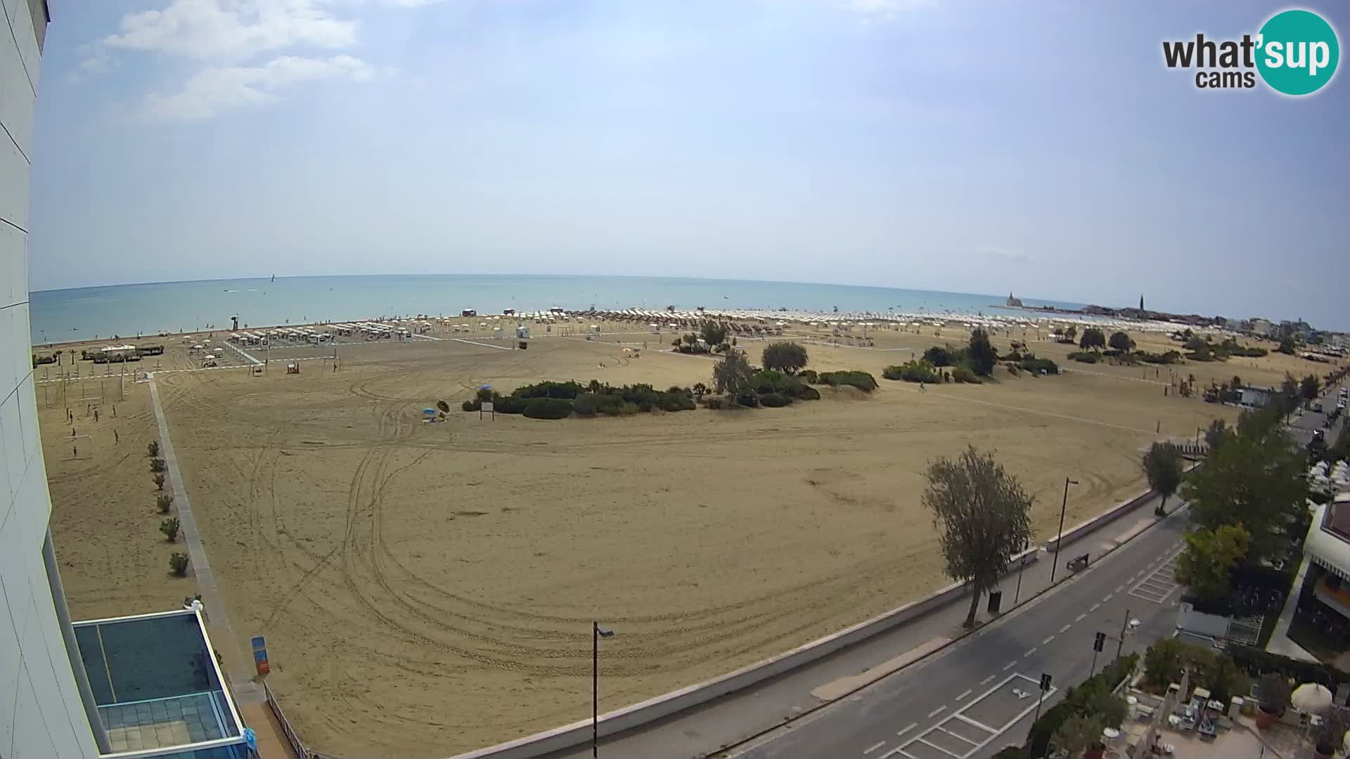 Hotel Panoramic u živo Caorle plaža Levante web kamera – Italija