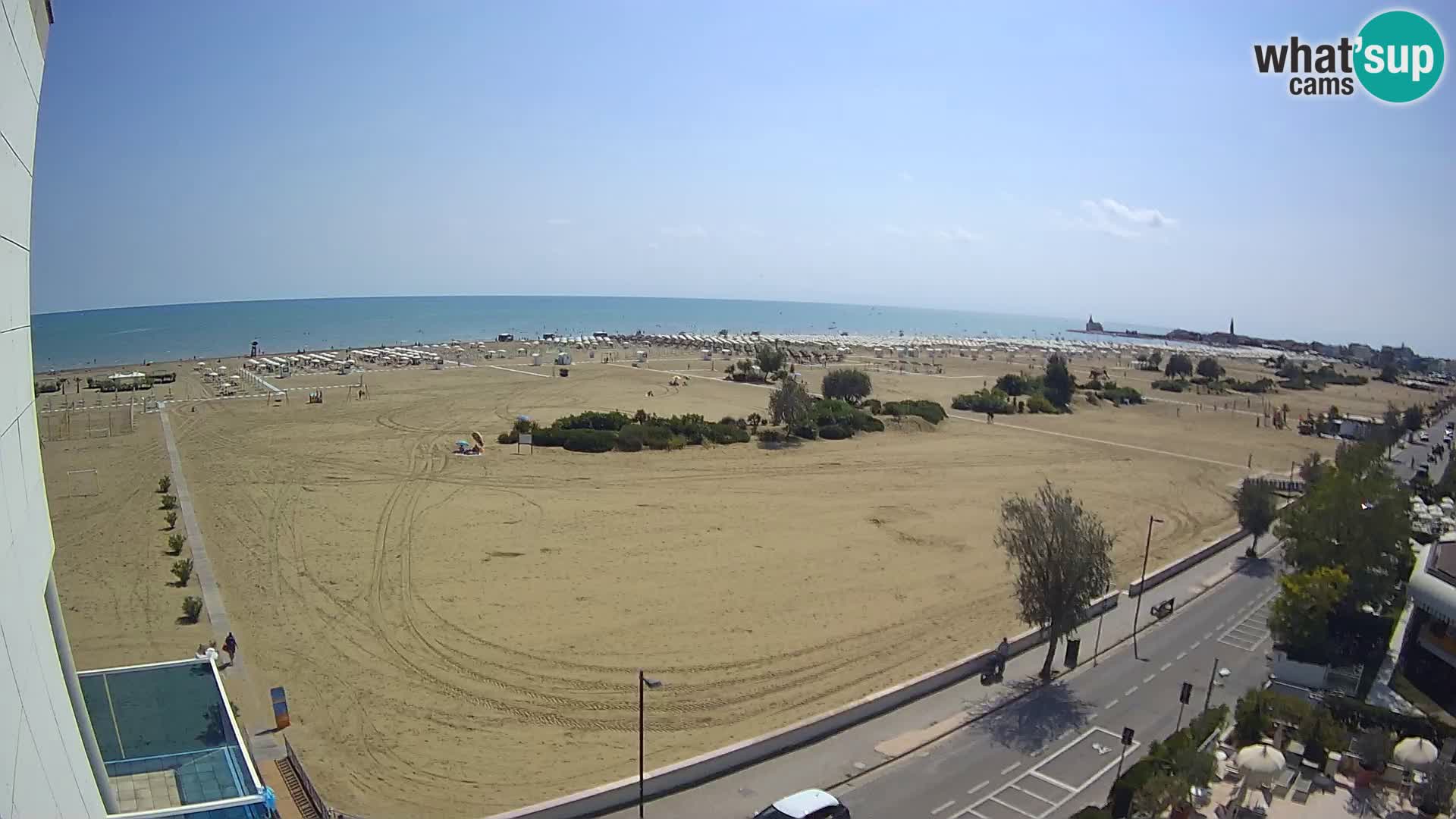 Hotel Panoramic u živo Caorle plaža Levante web kamera – Italija