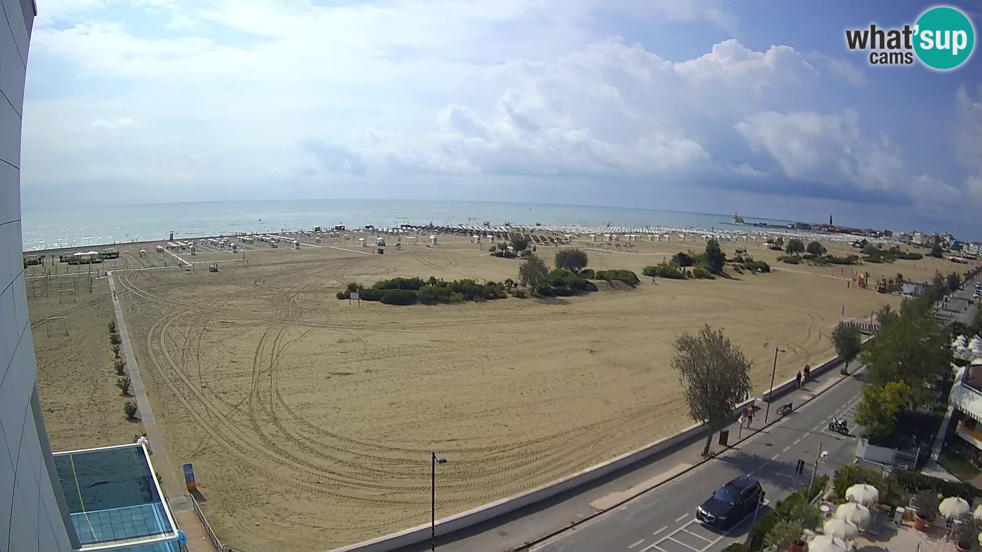 Hotel Panoramic u živo Caorle plaža Levante web kamera – Italija