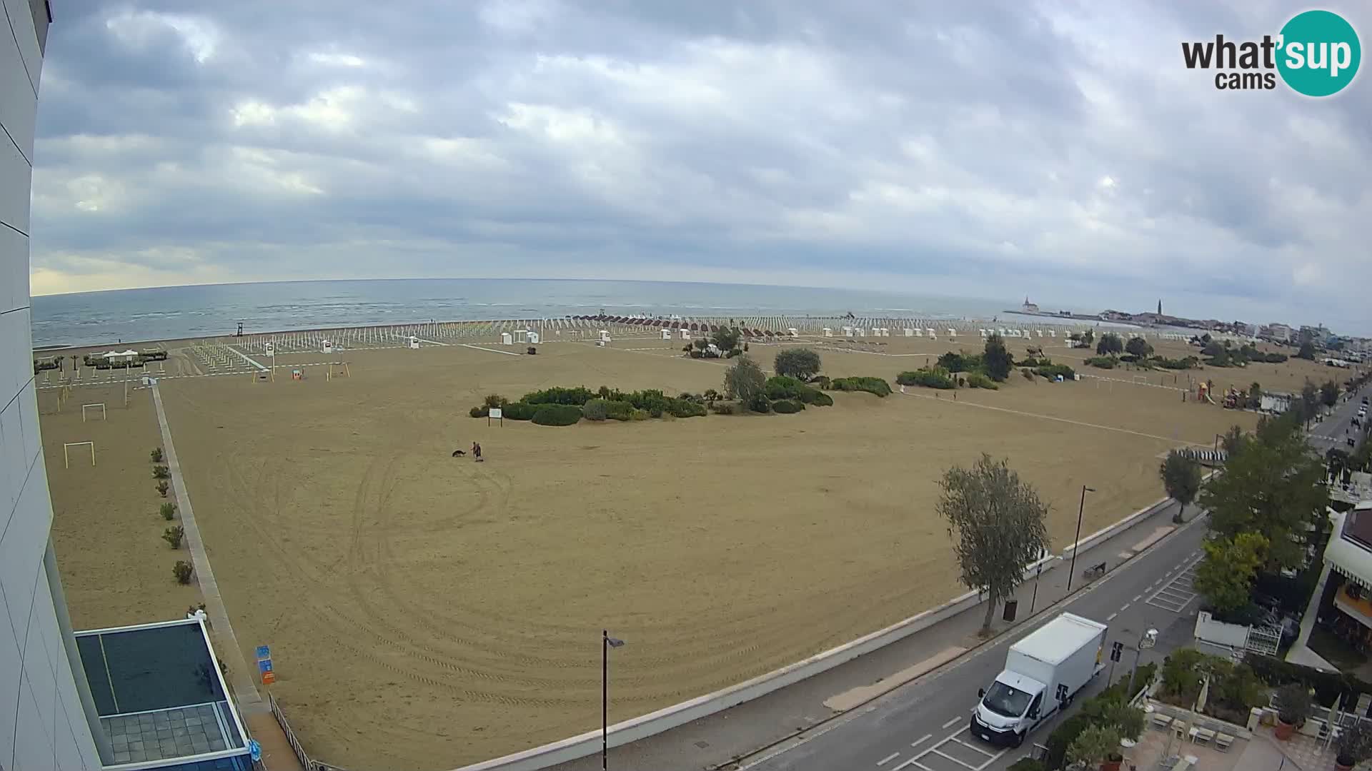 Hotel Panoramic v živo Caorle plaža Levante spletna kamera – Italija
