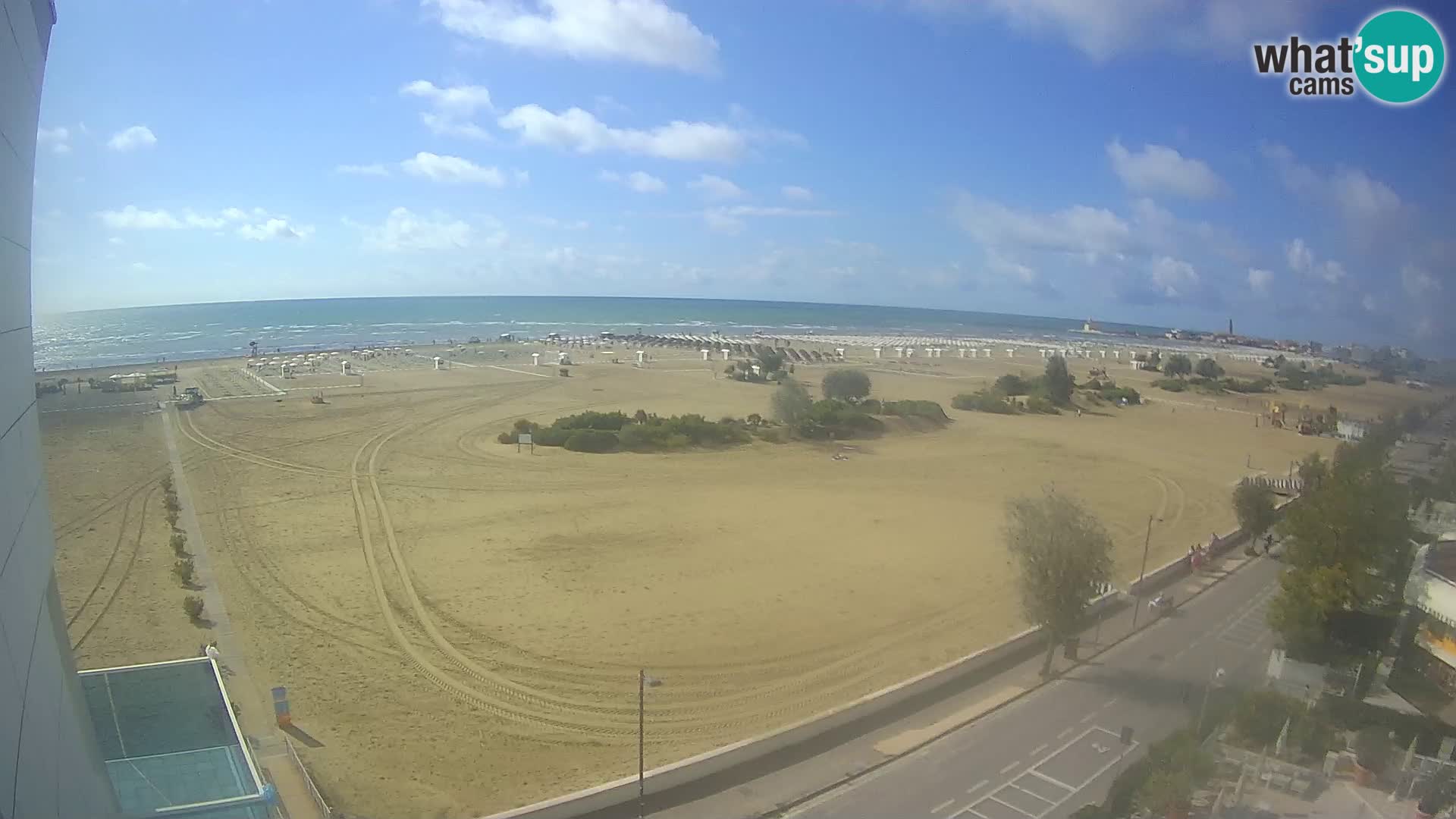 Hotel Panoramic v živo Caorle plaža Levante spletna kamera – Italija
