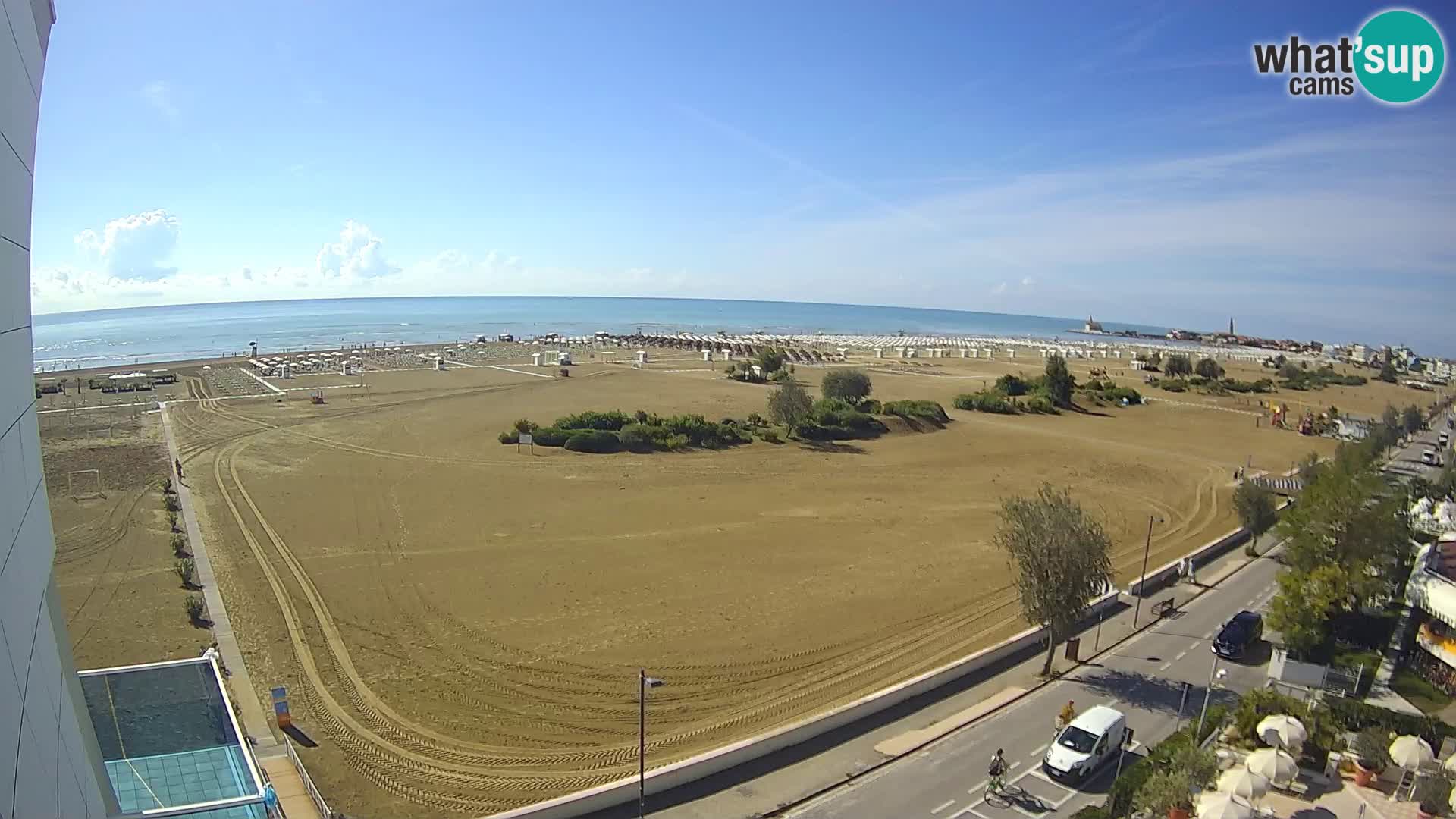 Hotel Panoramic u živo Caorle plaža Levante web kamera – Italija