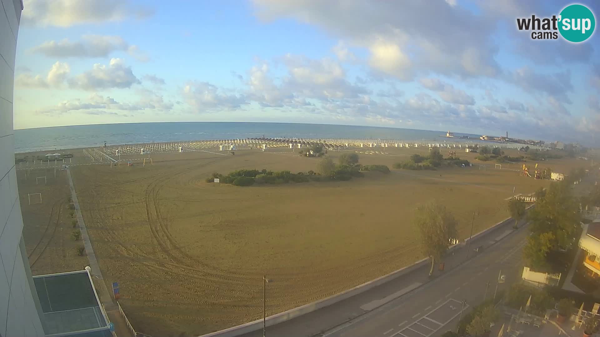 Hotel Panoramic u živo Caorle plaža Levante web kamera – Italija