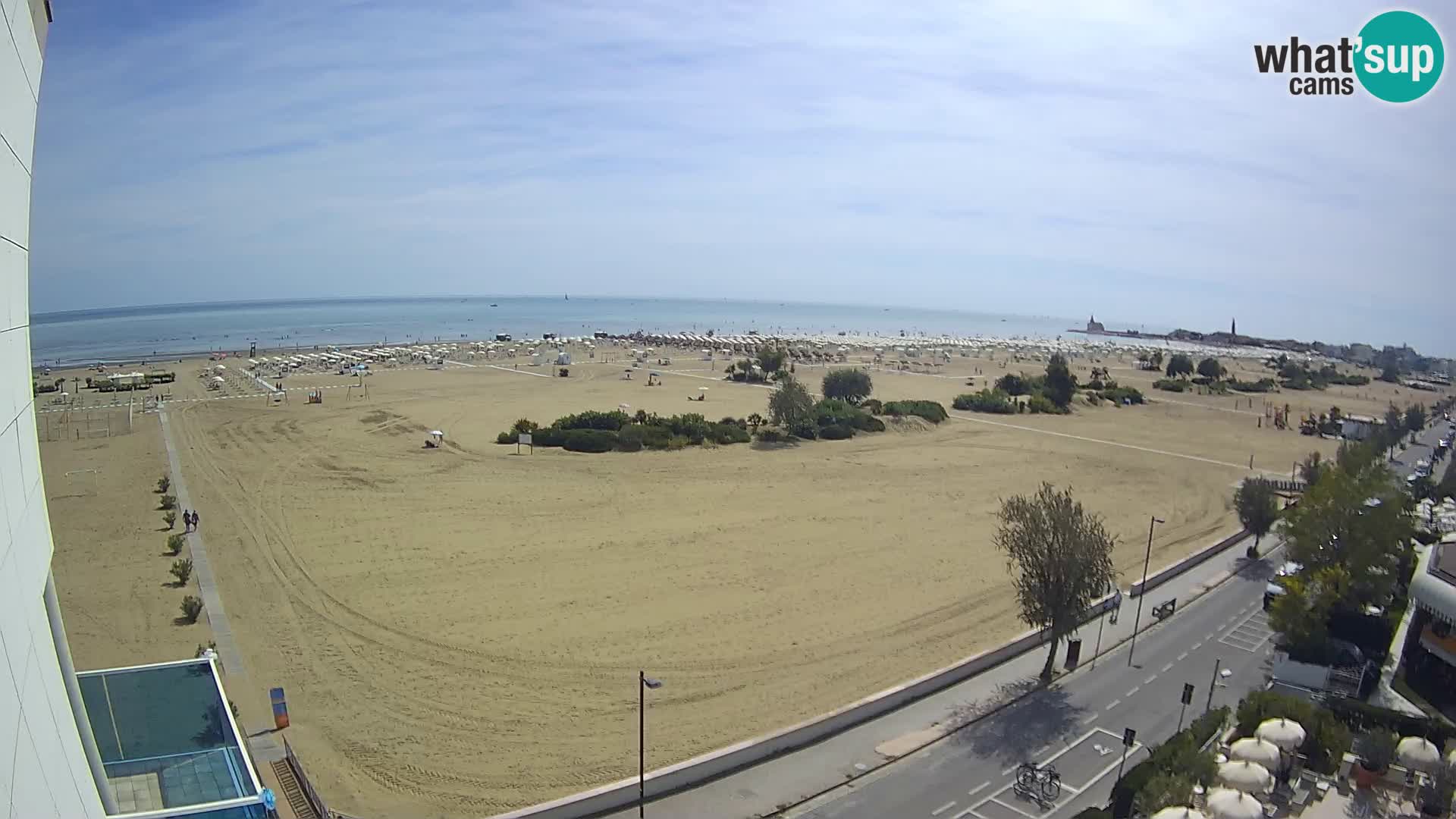 Hotel Panoramic u živo Caorle plaža Levante web kamera – Italija