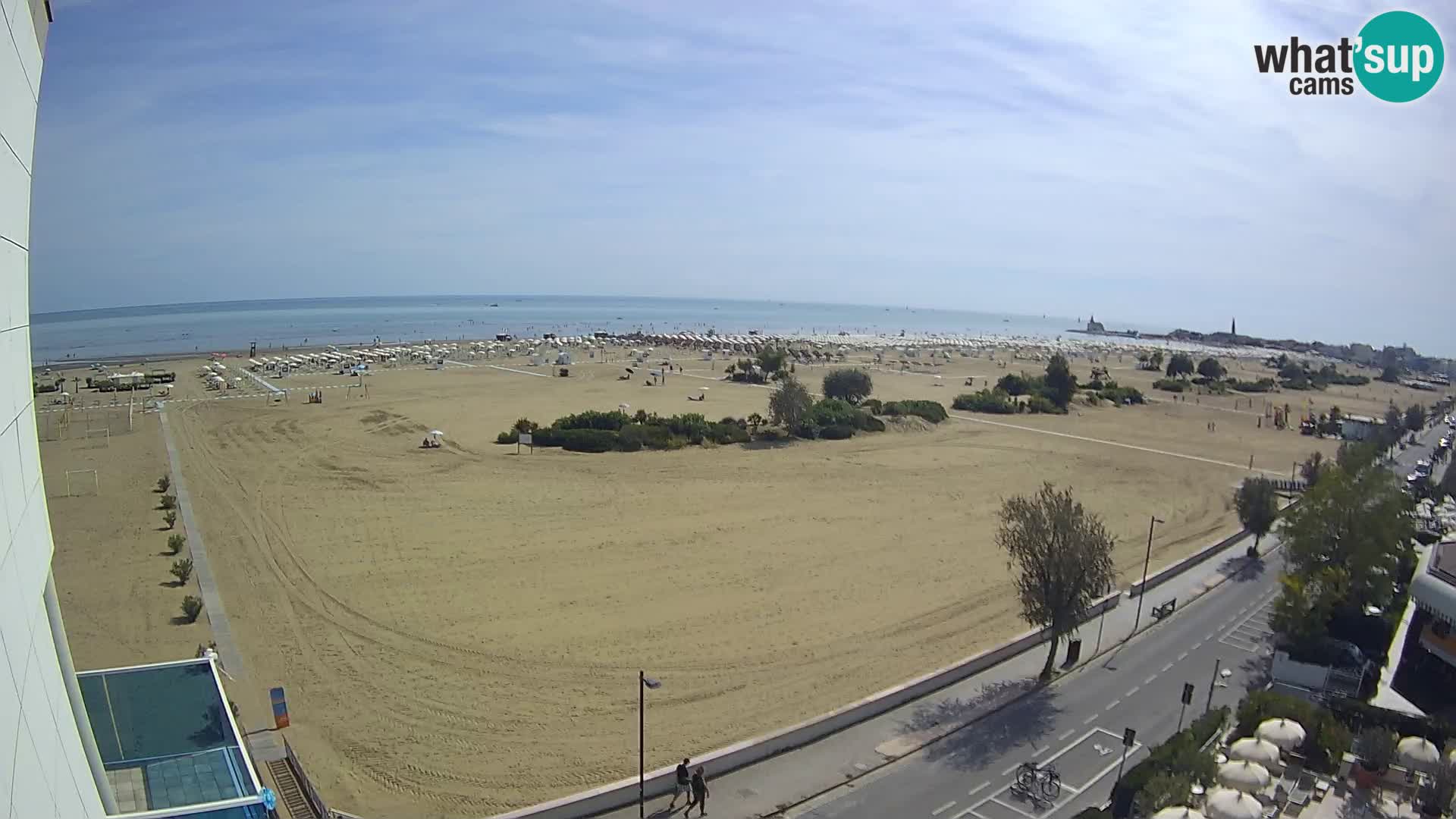 Hotel Panoramic u živo Caorle plaža Levante web kamera – Italija