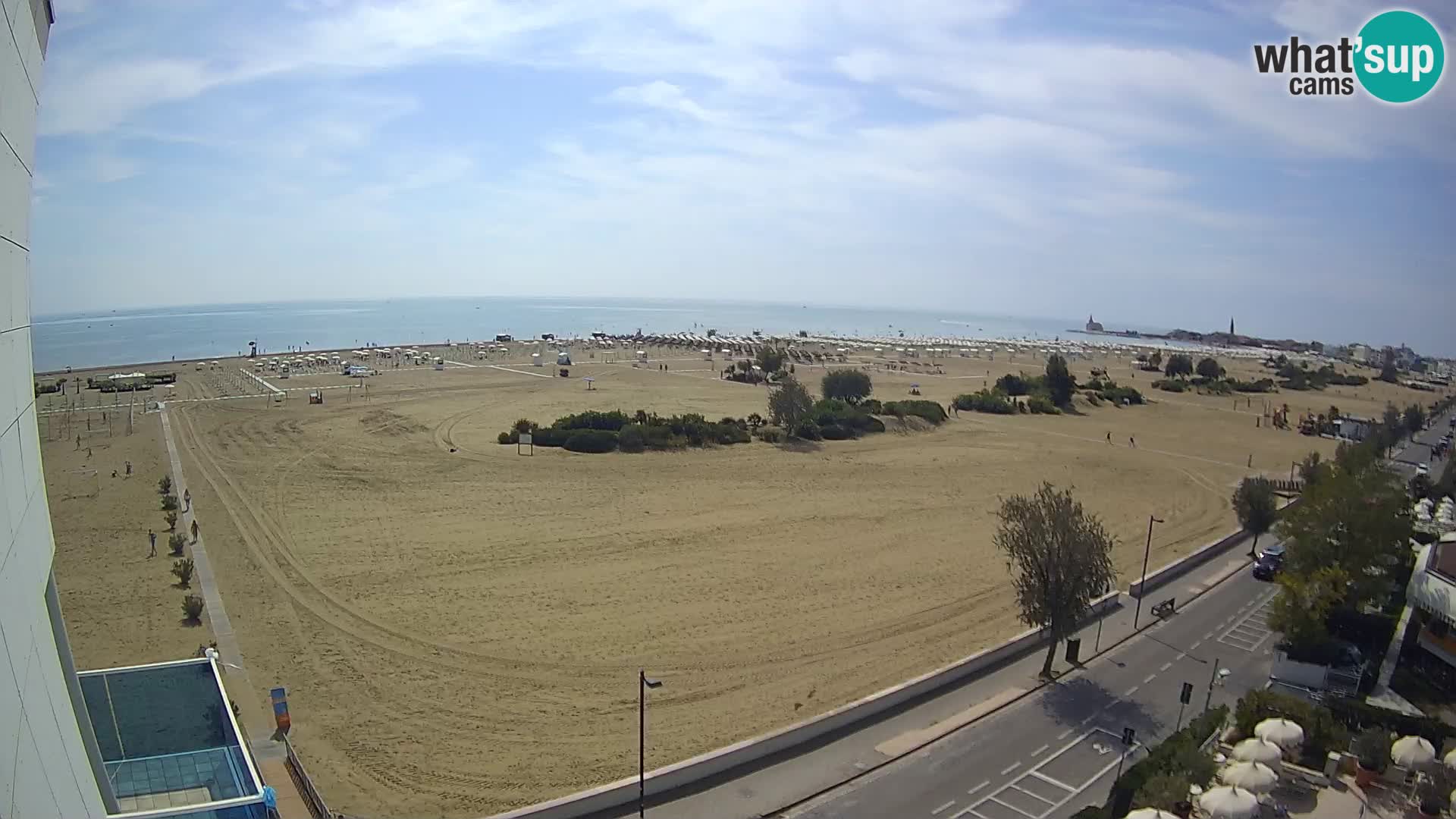 Hotel Panoramic en vivo Caorle playa Levante webcam – Italia