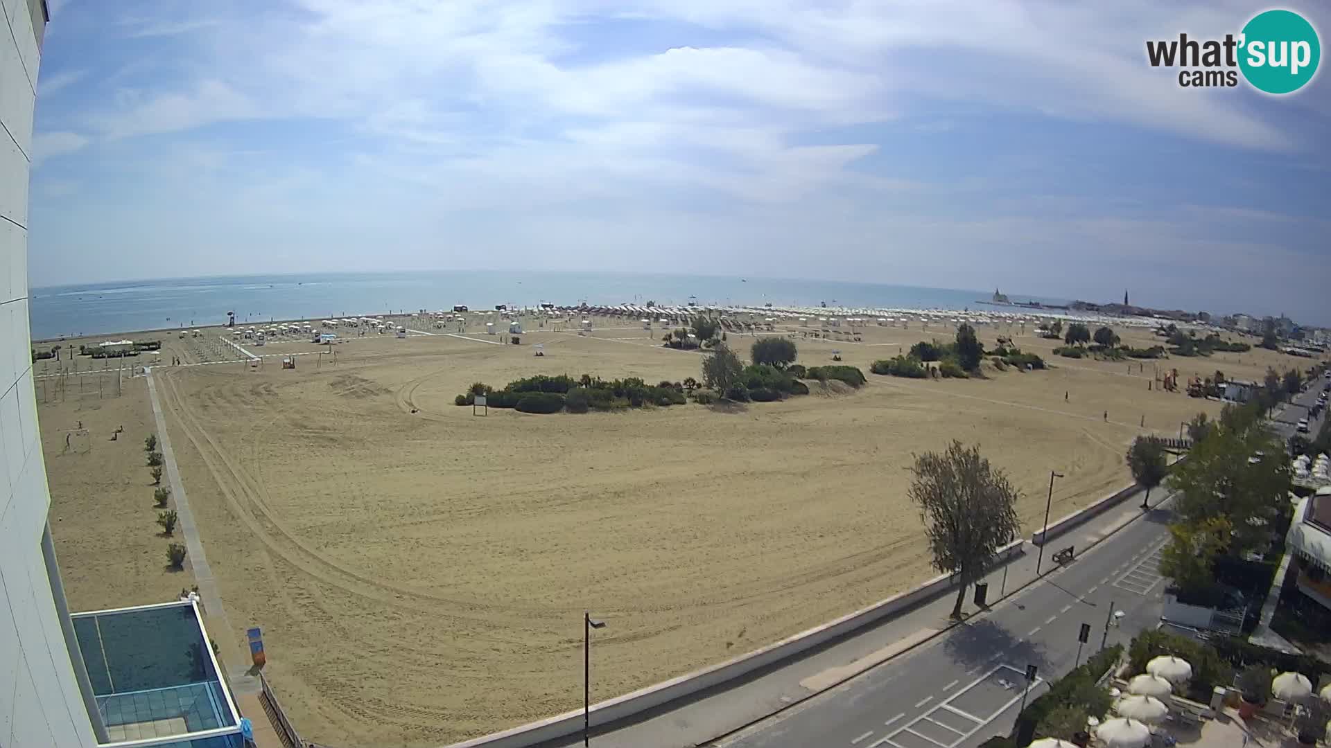 Hotel Panoramic en vivo Caorle playa Levante webcam – Italia