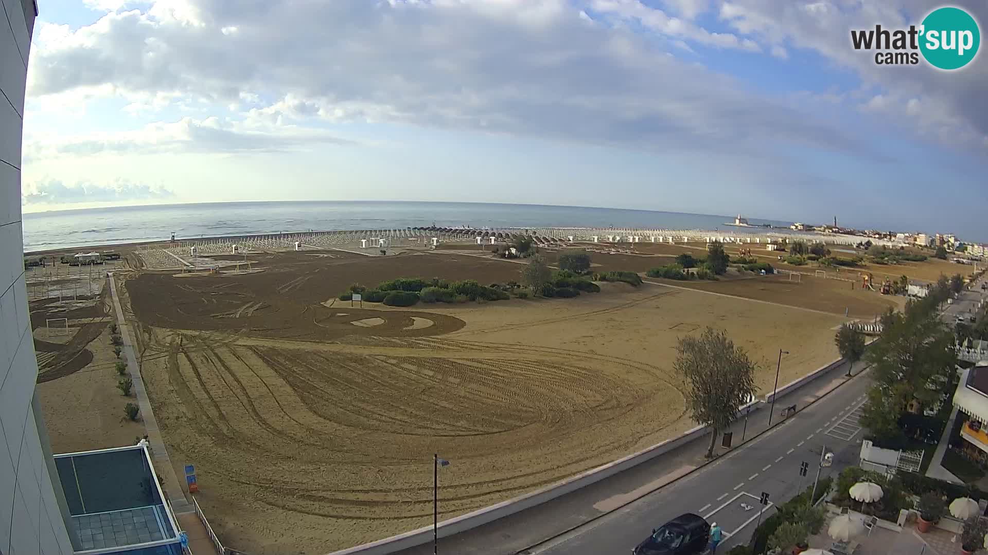 Hotel Panoramic u živo Caorle plaža Levante web kamera – Italija
