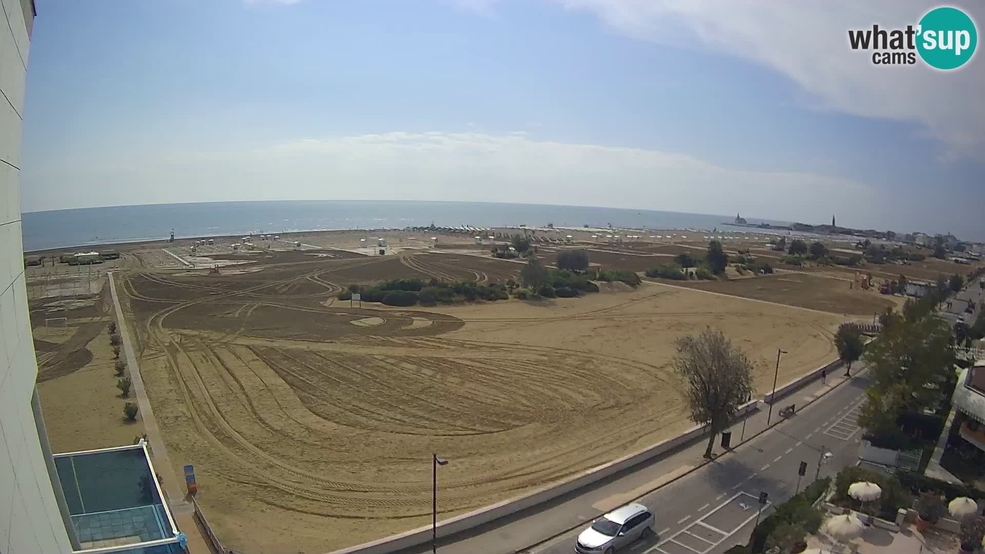 Hotel Panoramic v živo Caorle plaža Levante spletna kamera – Italija