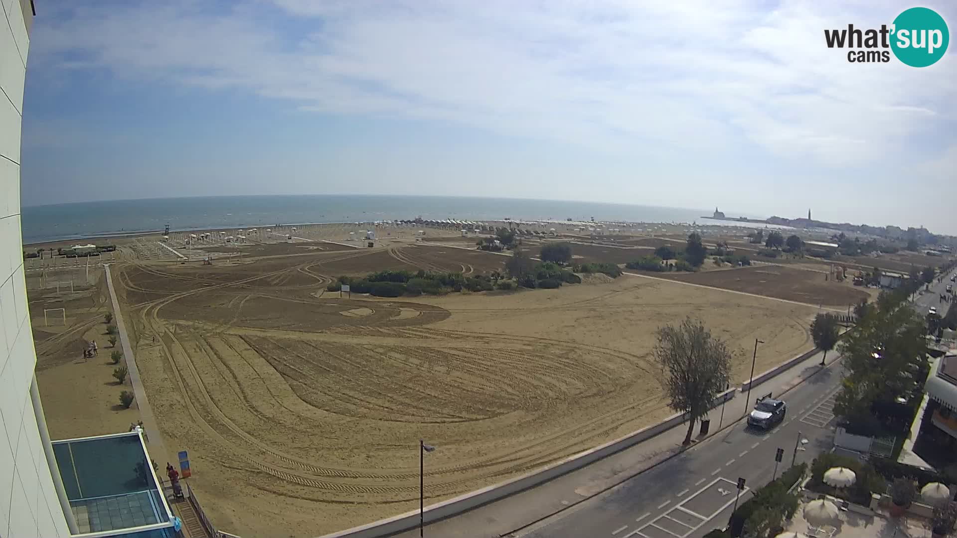 Hotel Panoramic u živo Caorle plaža Levante web kamera – Italija