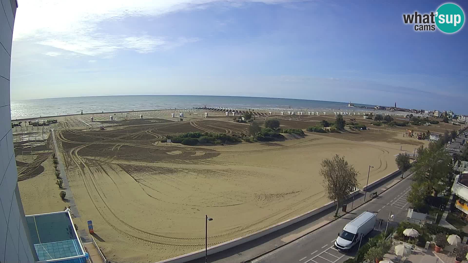 Hotel Panoramic u živo Caorle plaža Levante web kamera – Italija