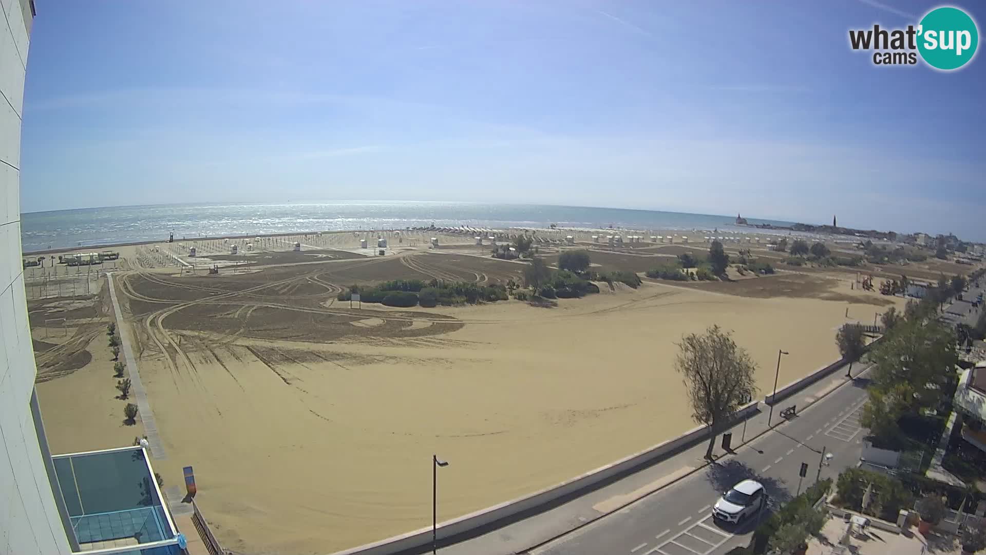 Hotel Panoramic u živo Caorle plaža Levante web kamera – Italija