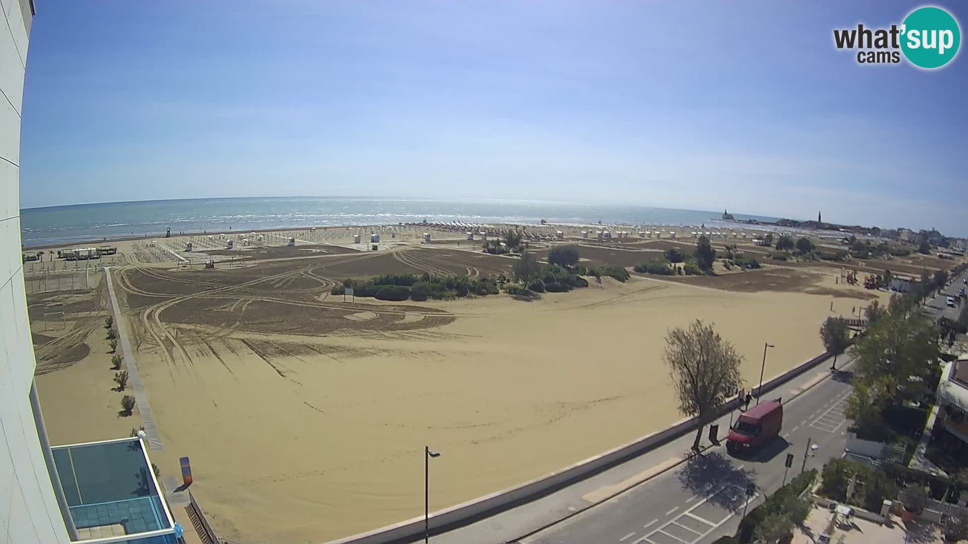Hotel Panoramic u živo Caorle plaža Levante web kamera – Italija