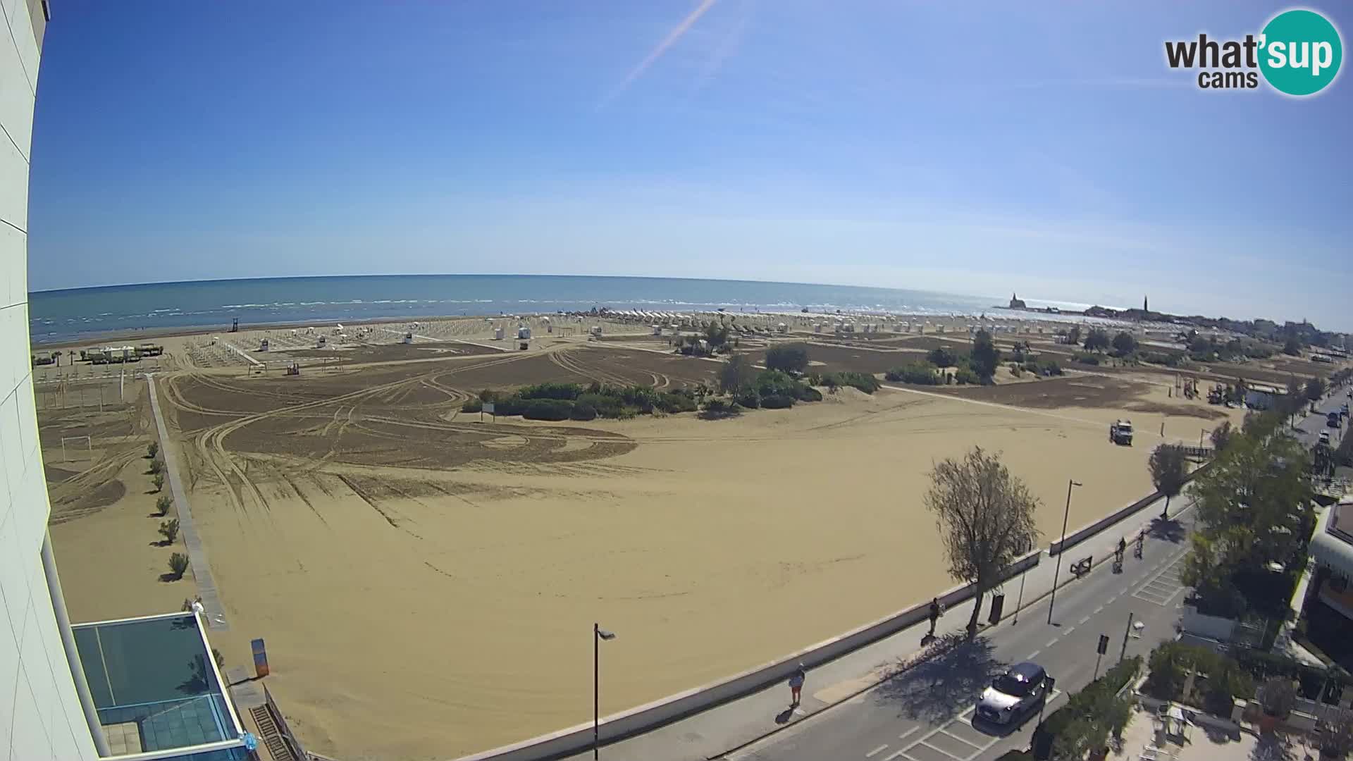 Hotel Panoramic v živo Caorle plaža Levante spletna kamera – Italija